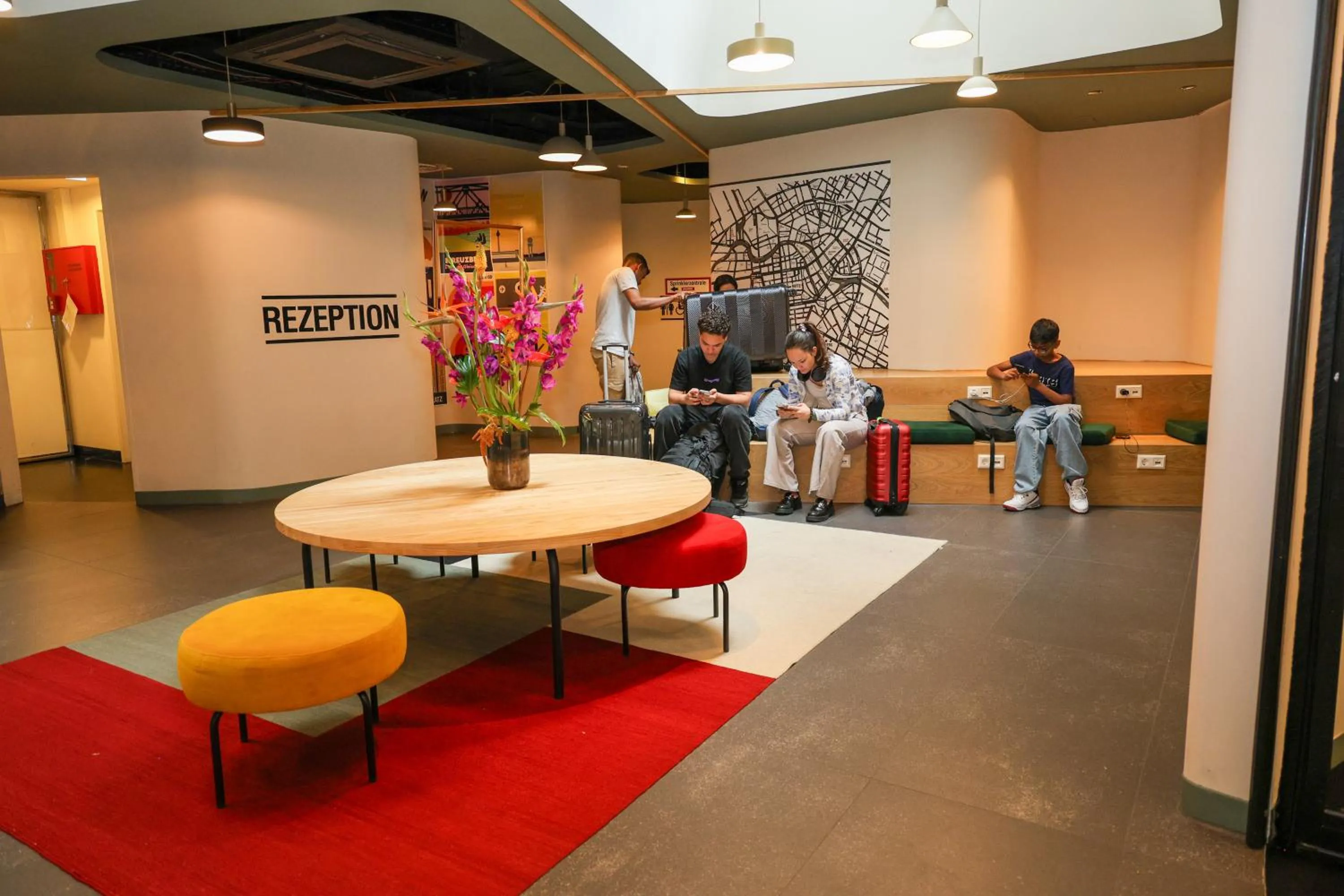 Lobby or reception in Hotel Gat Point Charlie