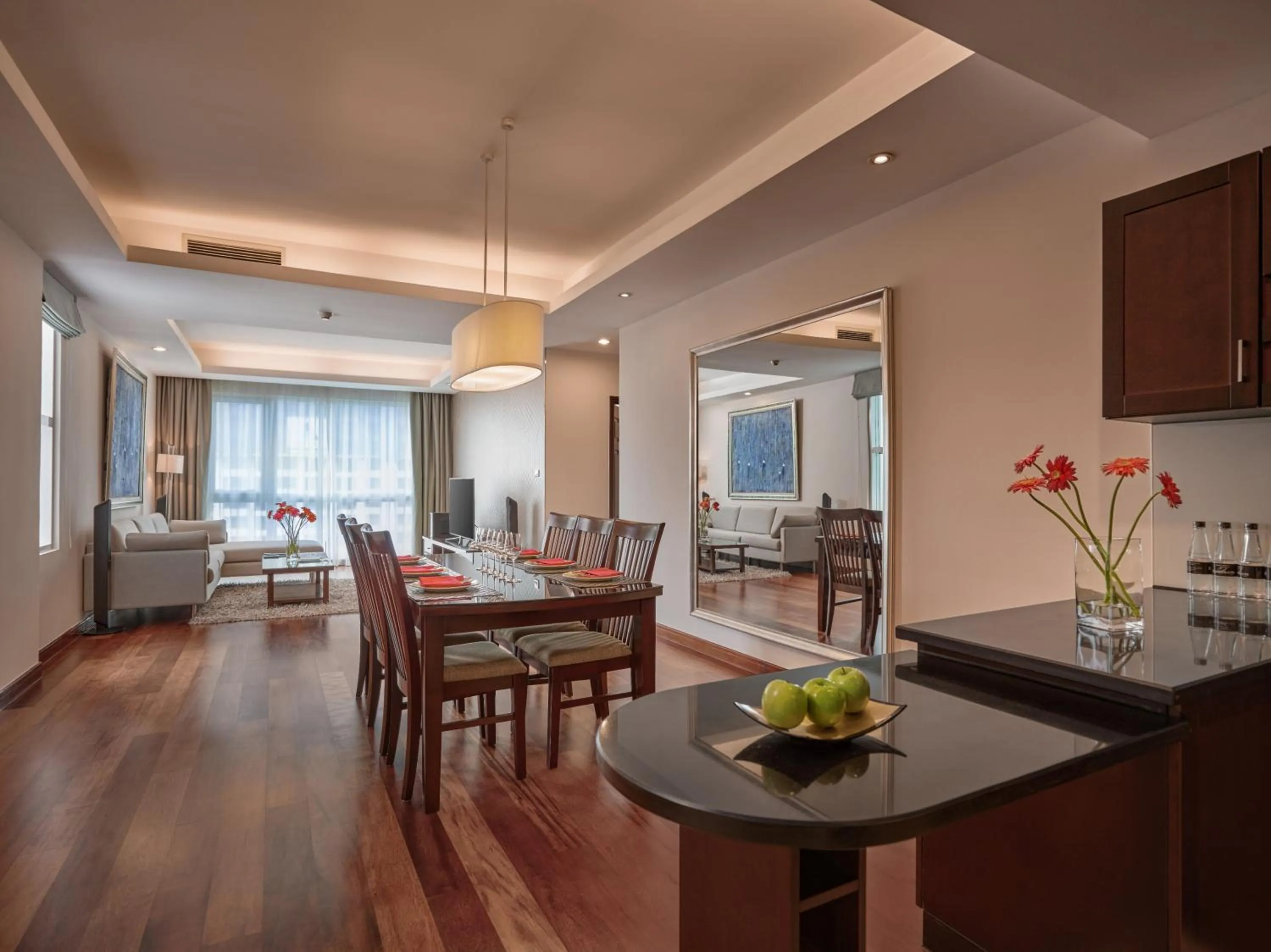 Living room in Fraser Suites Hanoi