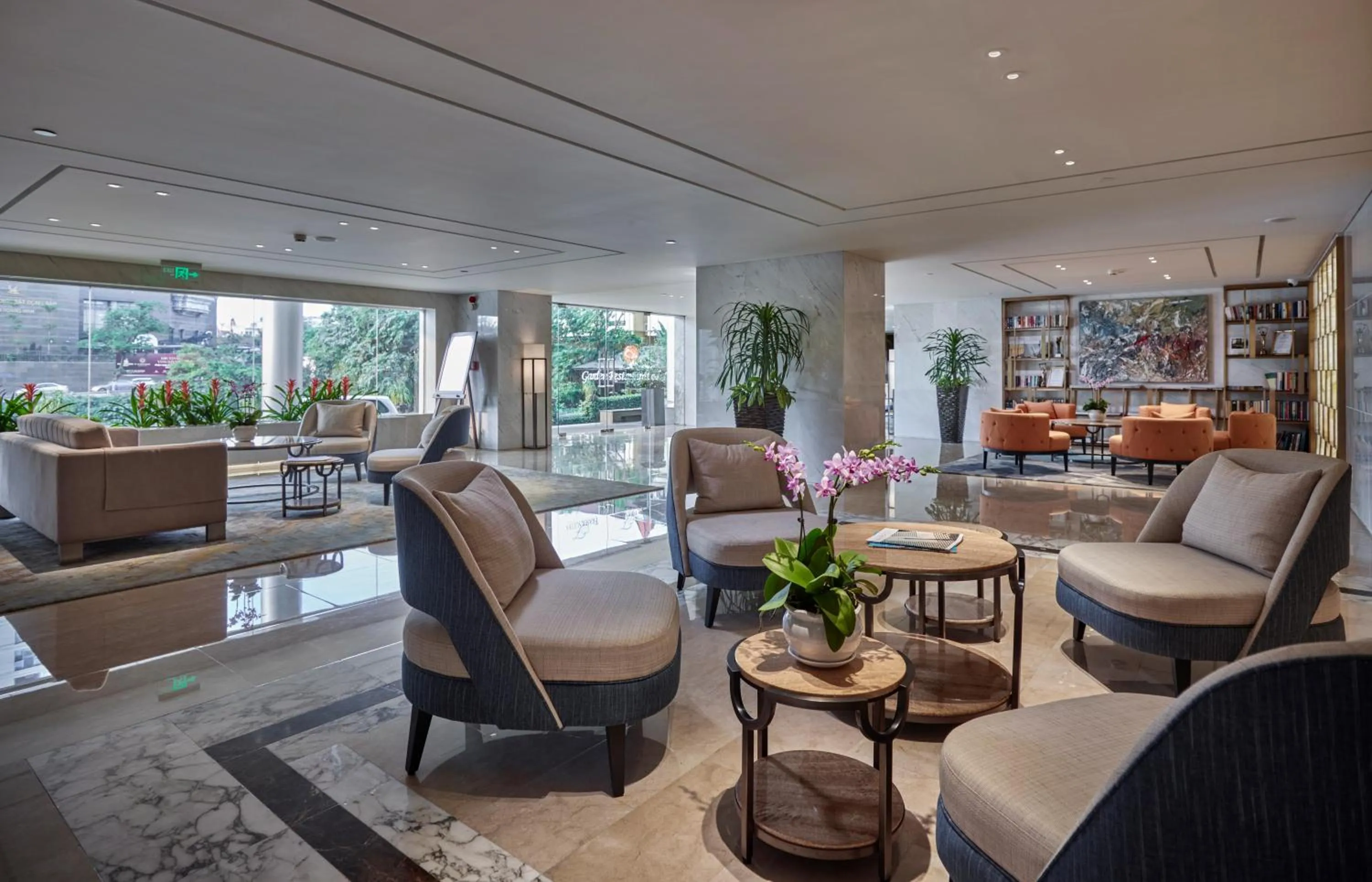 Lobby or reception in Fraser Suites Hanoi