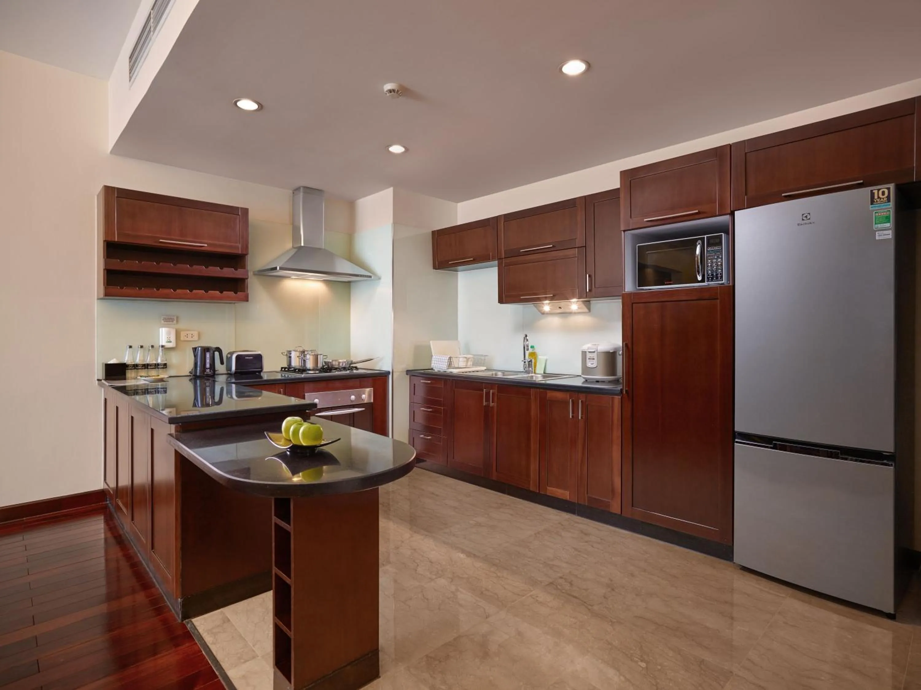 kitchen in Fraser Suites Hanoi