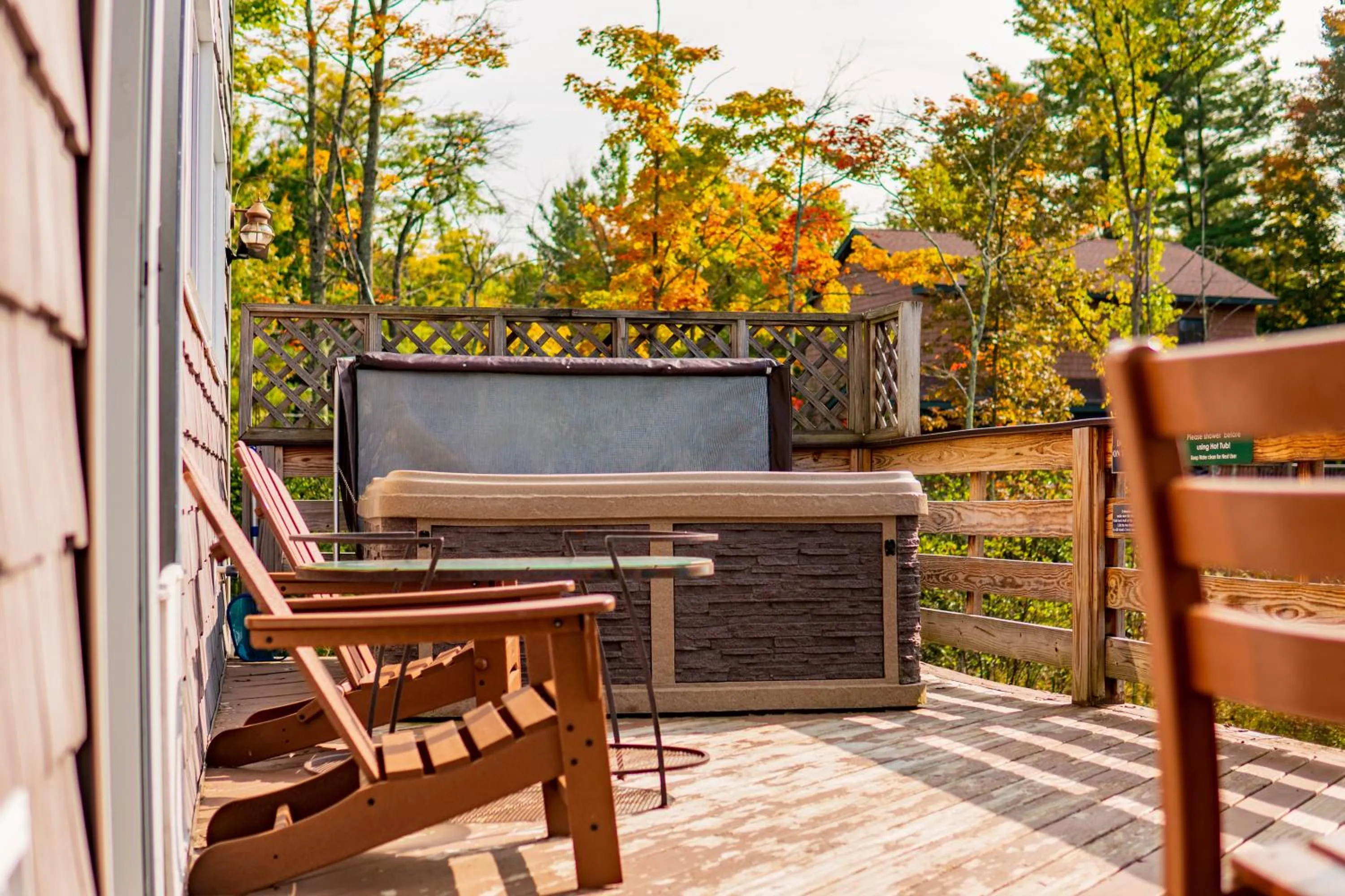 Hot Tub in Lookout Mountain Chalet