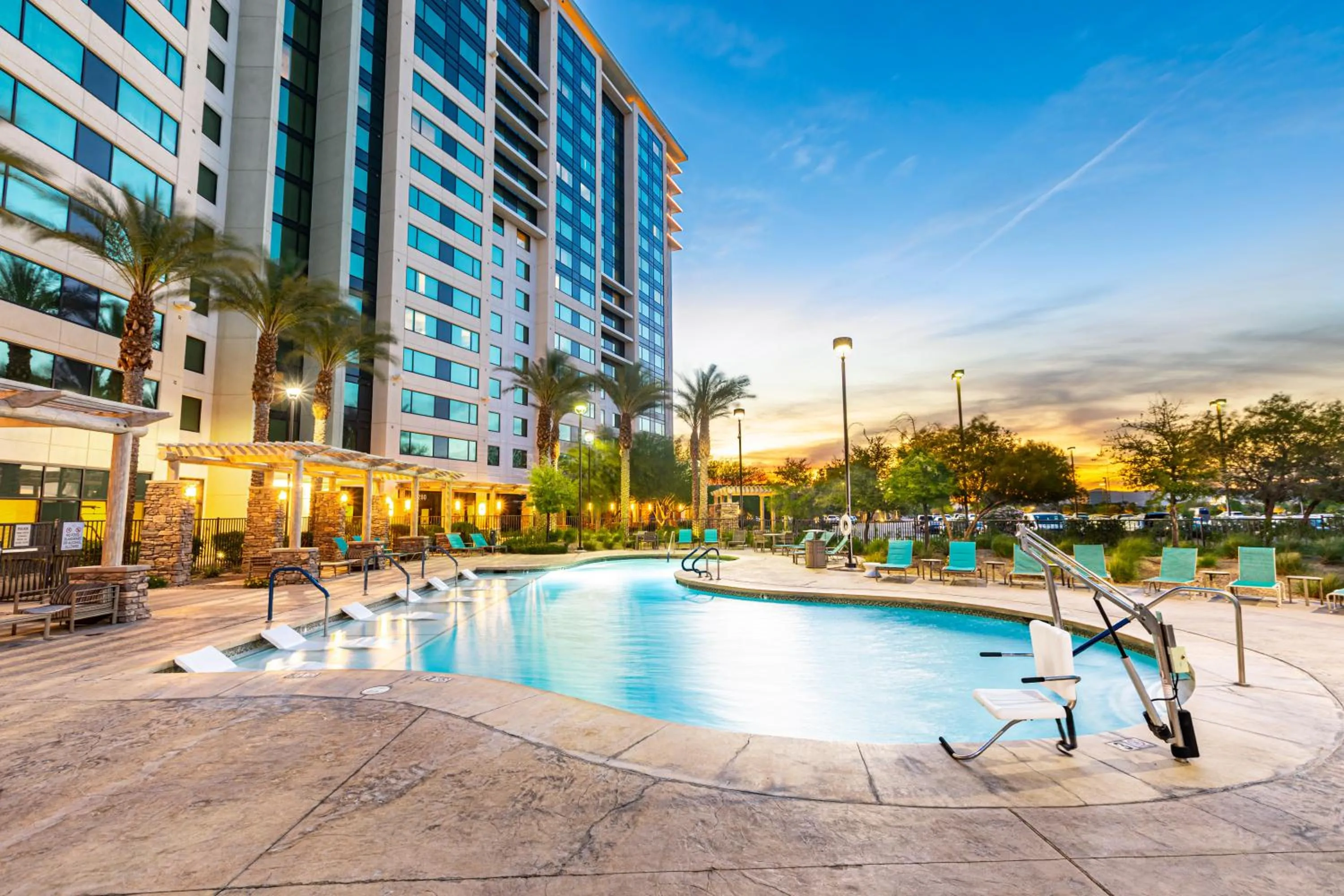 Swimming pool in The Berkley, Las Vegas