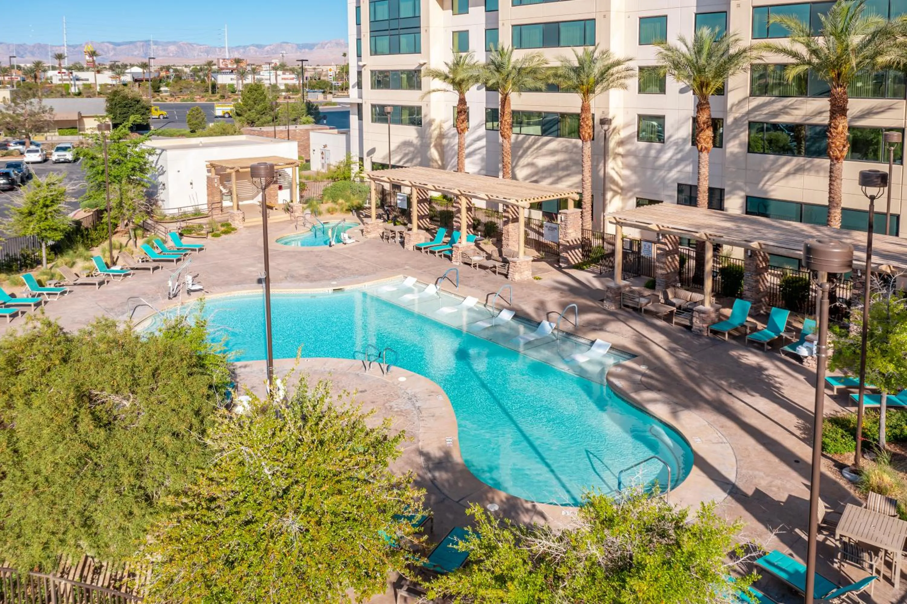 Swimming pool in The Berkley, Las Vegas