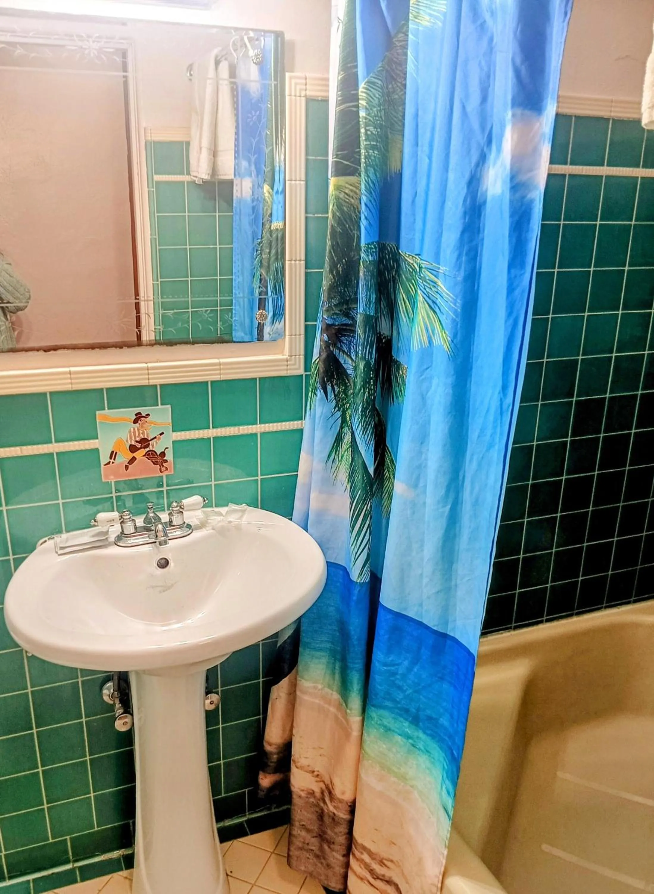 Bathroom in Sands Motel