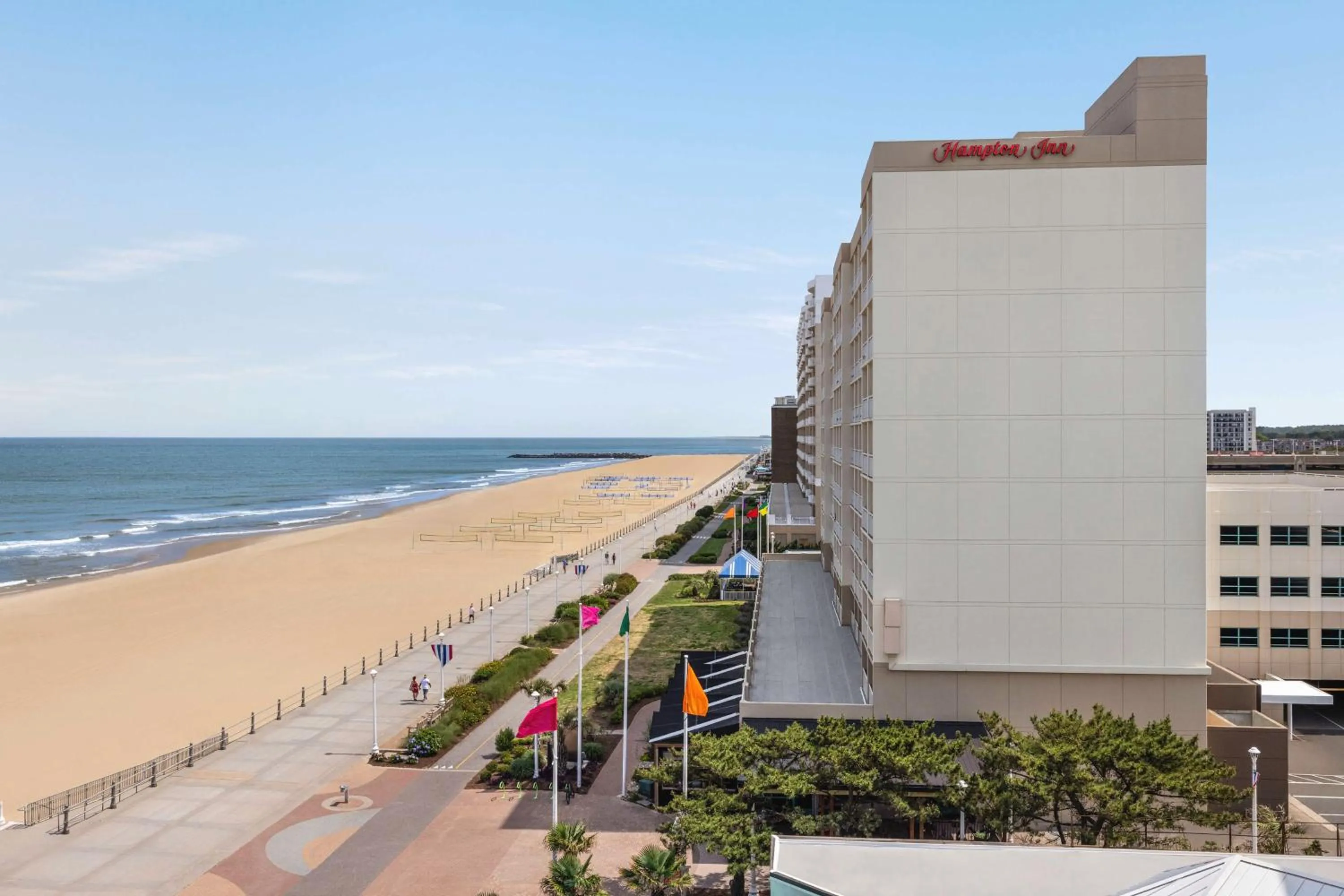 Beach in Hampton Inn Virginia Beach-Oceanfront South