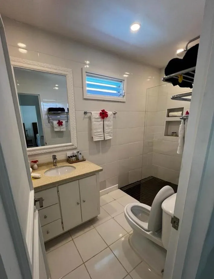 Shower in Bequia Plantation Hotel