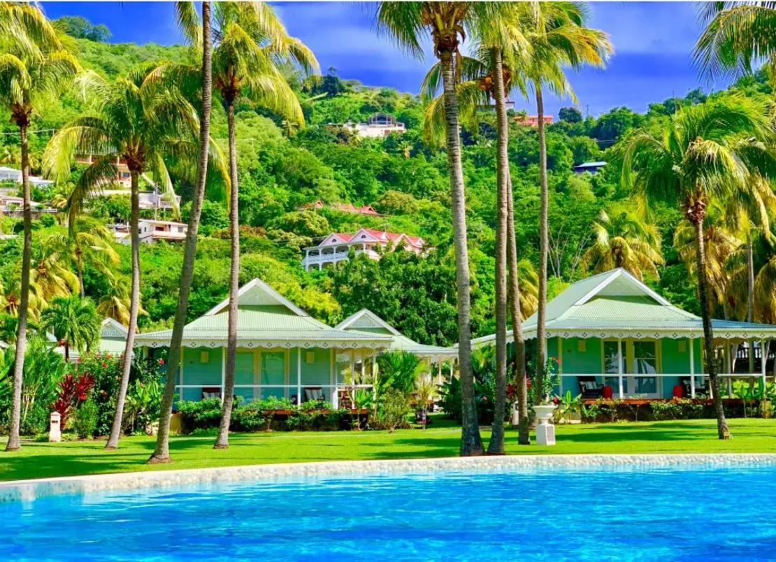 Natural landscape in Bequia Plantation Hotel