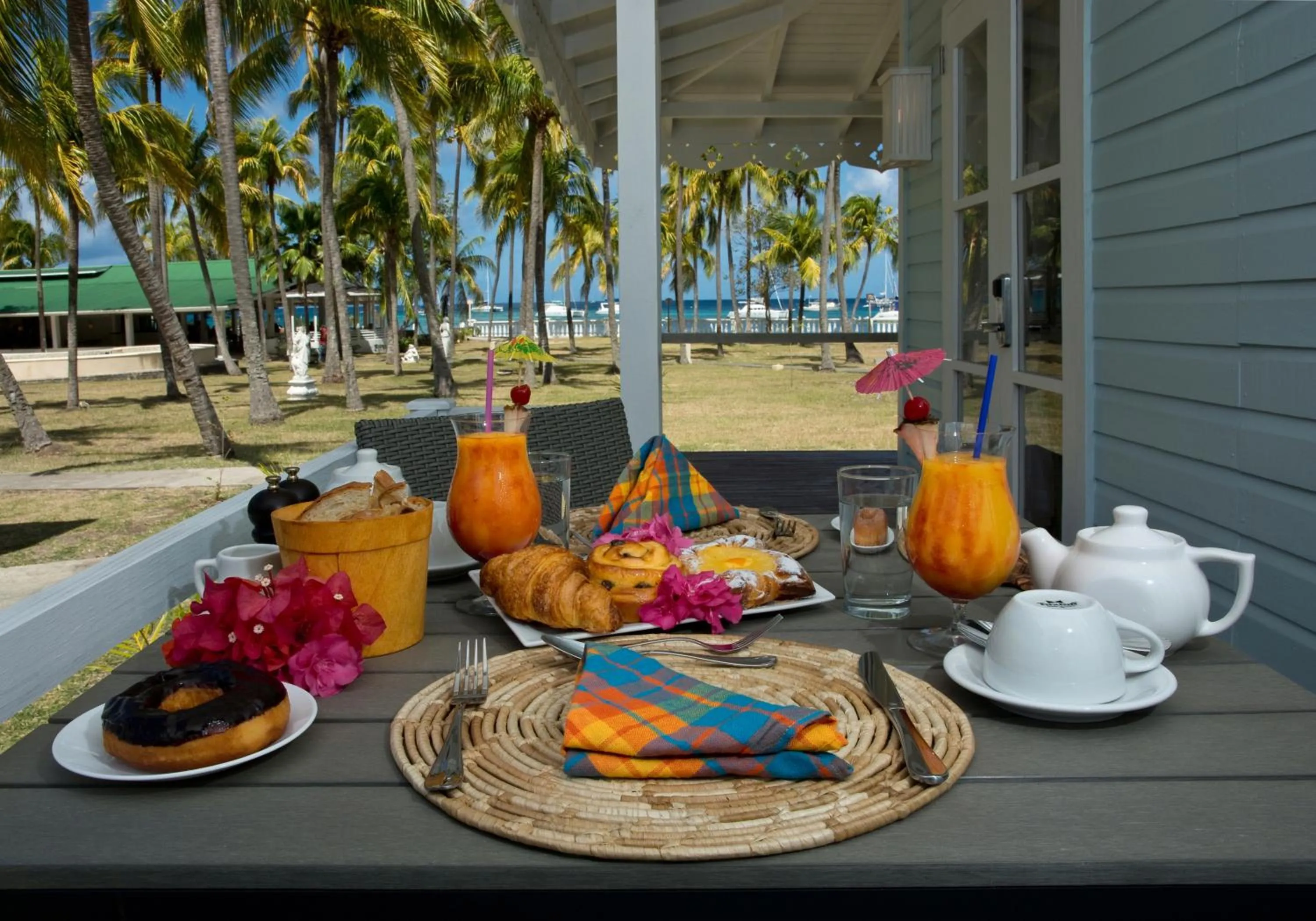 Breakfast in Bequia Plantation Hotel
