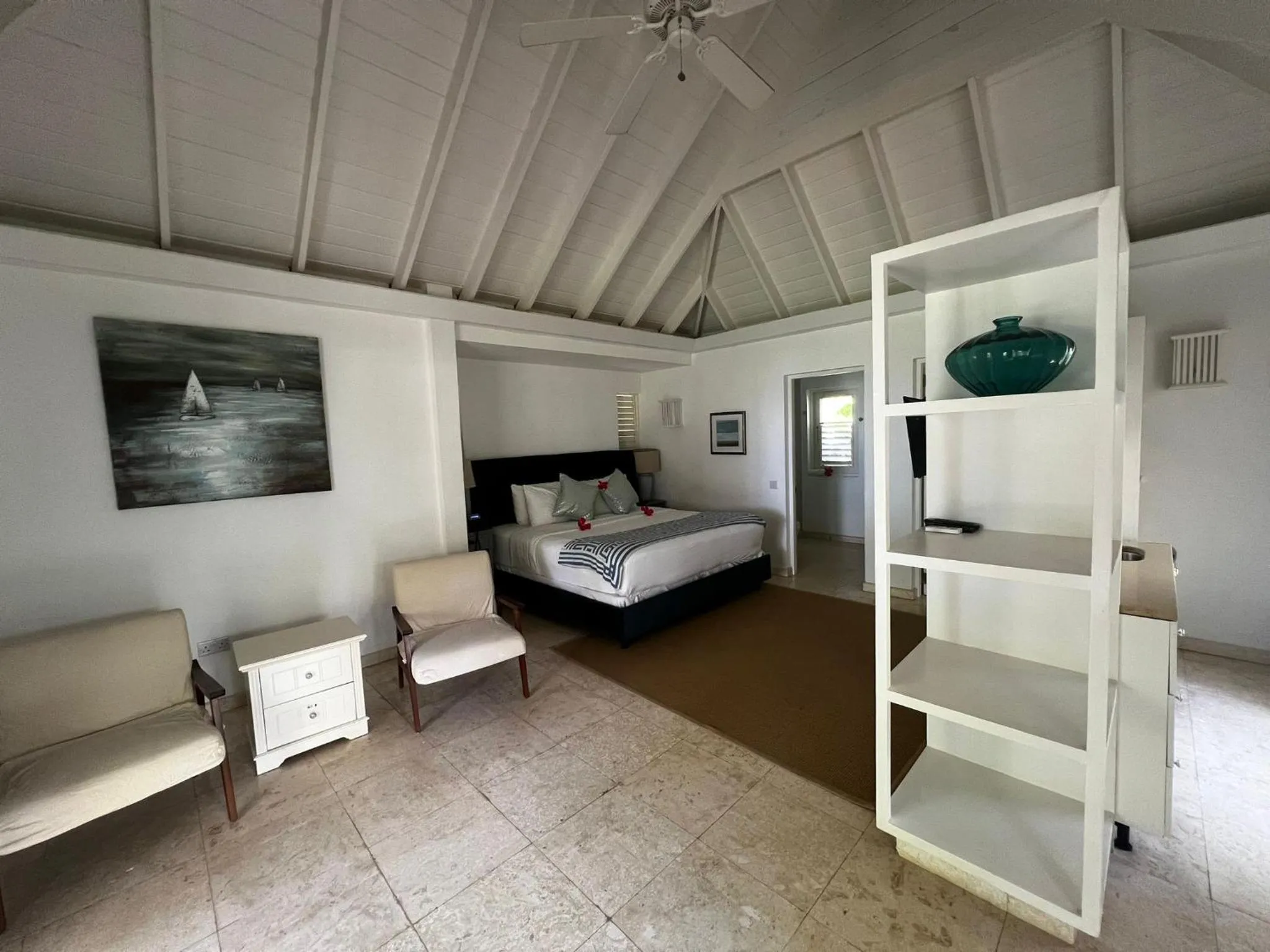Bed in Bequia Plantation Hotel