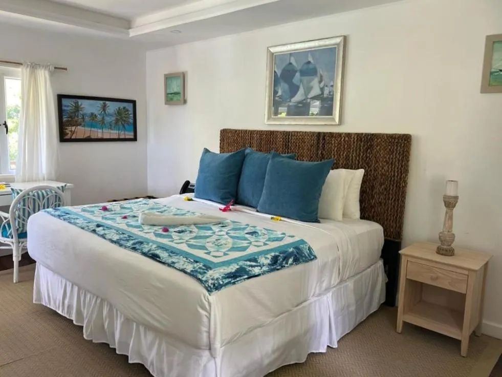 Bed in Bequia Plantation Hotel
