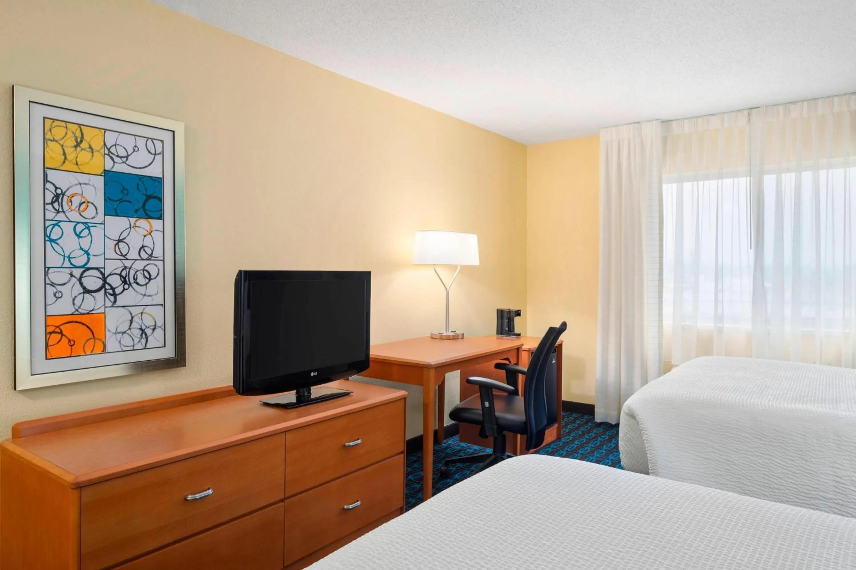 Photo of the whole room, Bed in Fairfield Inn & Suites Lima