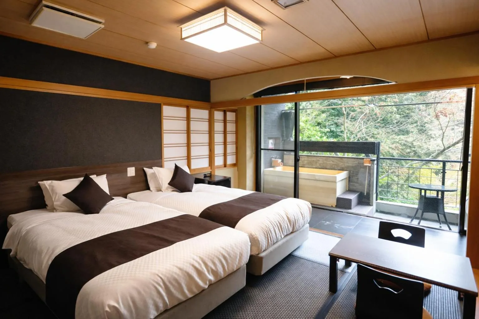 Photo of the whole room, Bed in LiVEMAX RESORT Okudogo