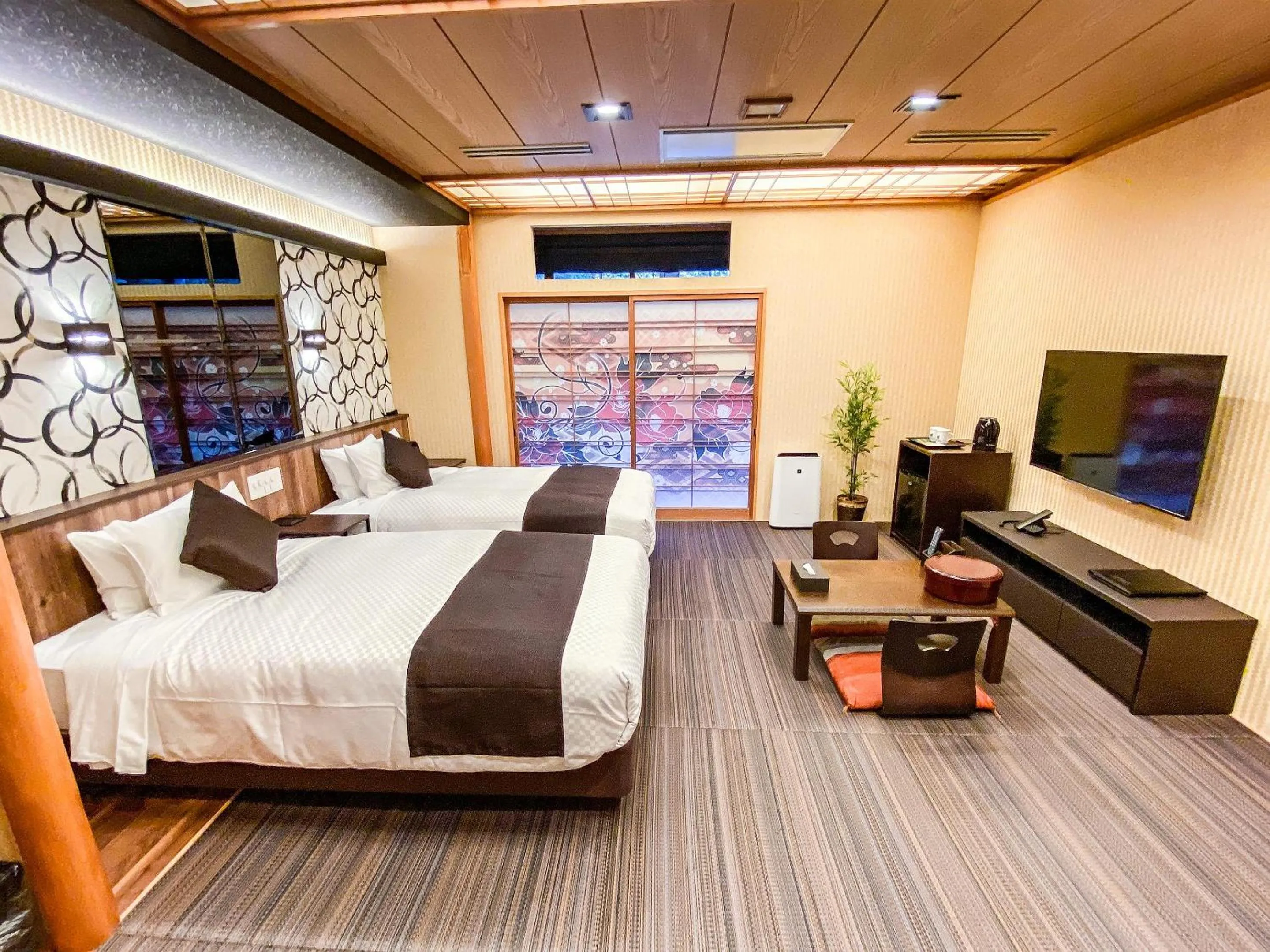 Photo of the whole room, Bed in LiVEMAX RESORT Okudogo