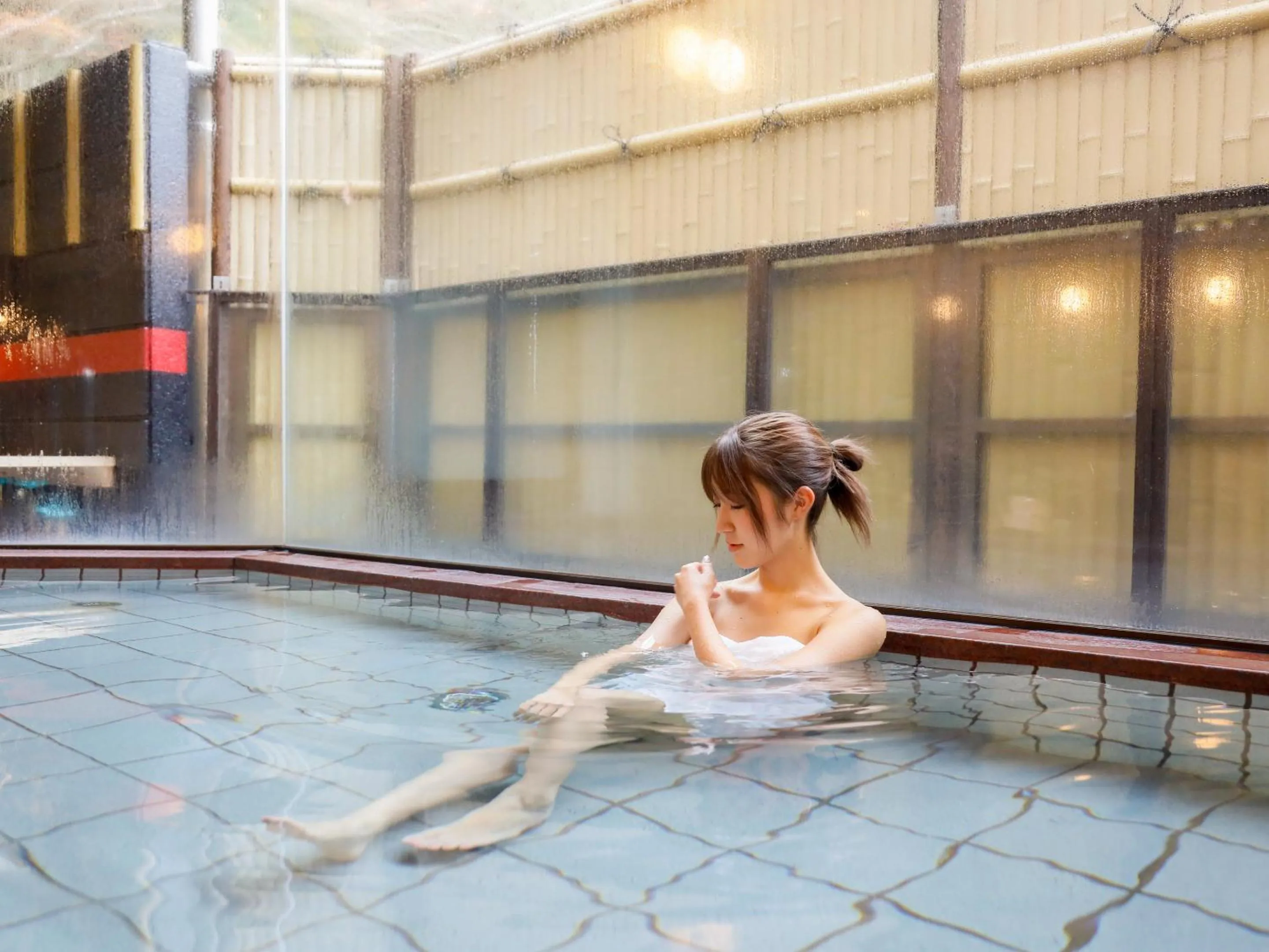 Bathroom in LiVEMAX RESORT Okudogo