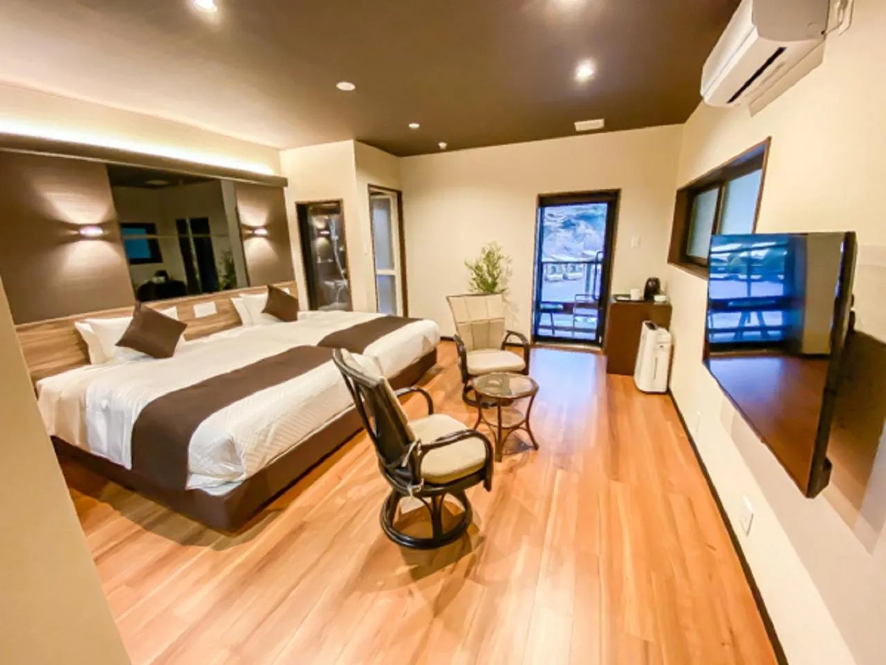 Photo of the whole room, Bed in LiVEMAX RESORT Okudogo