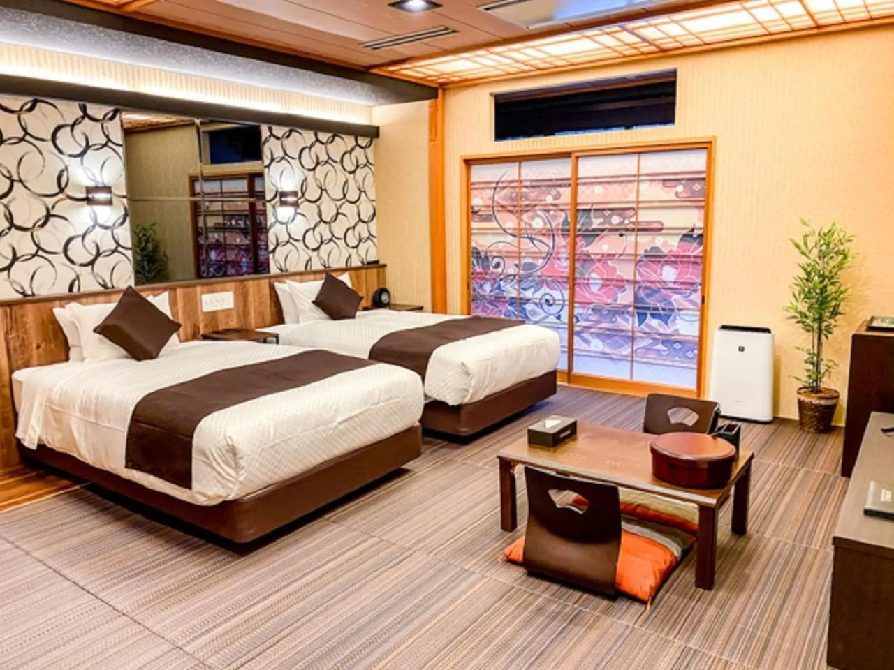 Photo of the whole room, Bed in LiVEMAX RESORT Okudogo