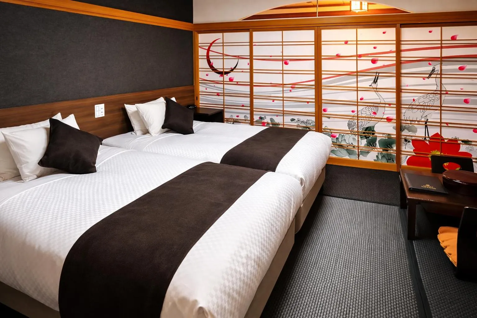 Photo of the whole room, Bed in LiVEMAX RESORT Okudogo