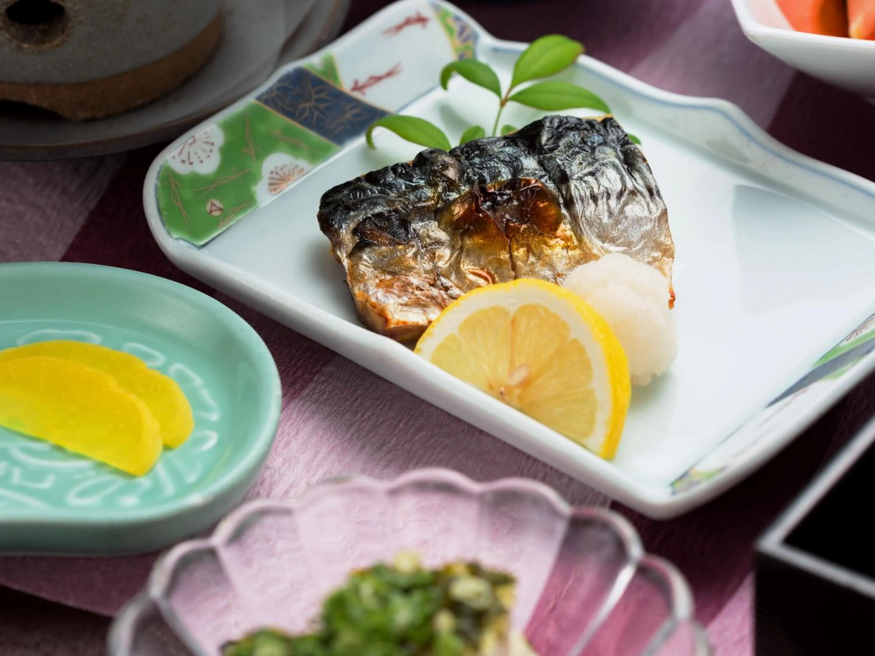 Food close-up in Riverside Hotel Shoei