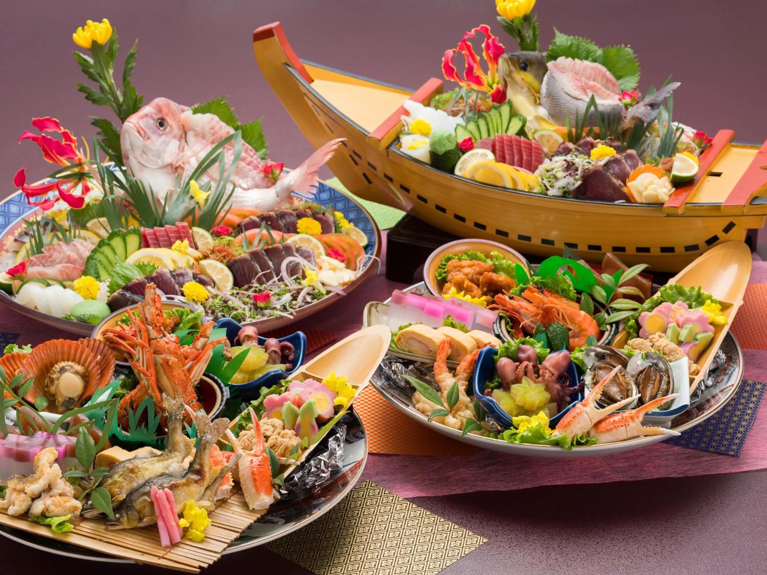 Dinner in Riverside Hotel Shoei