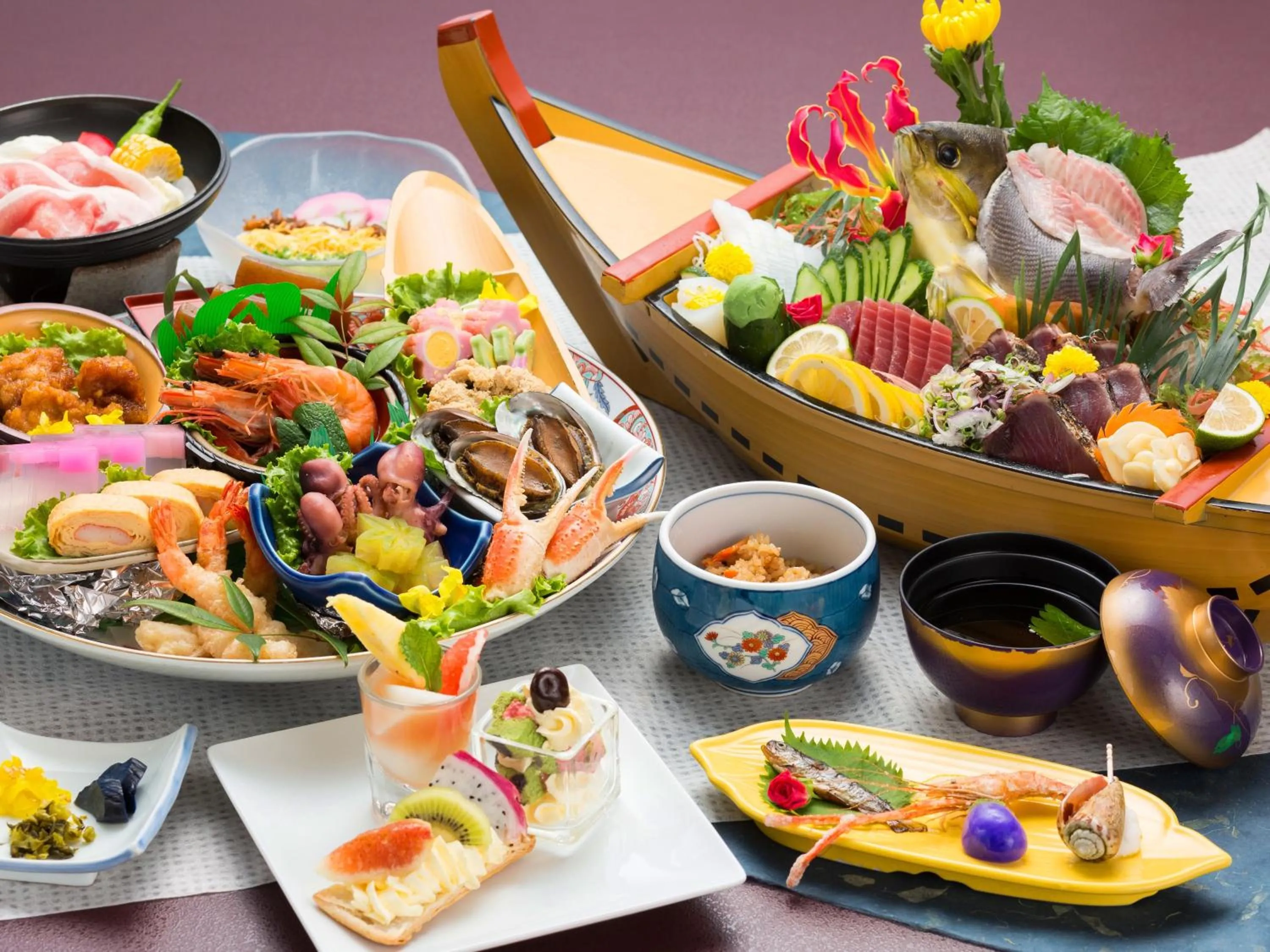 Dinner in Riverside Hotel Shoei