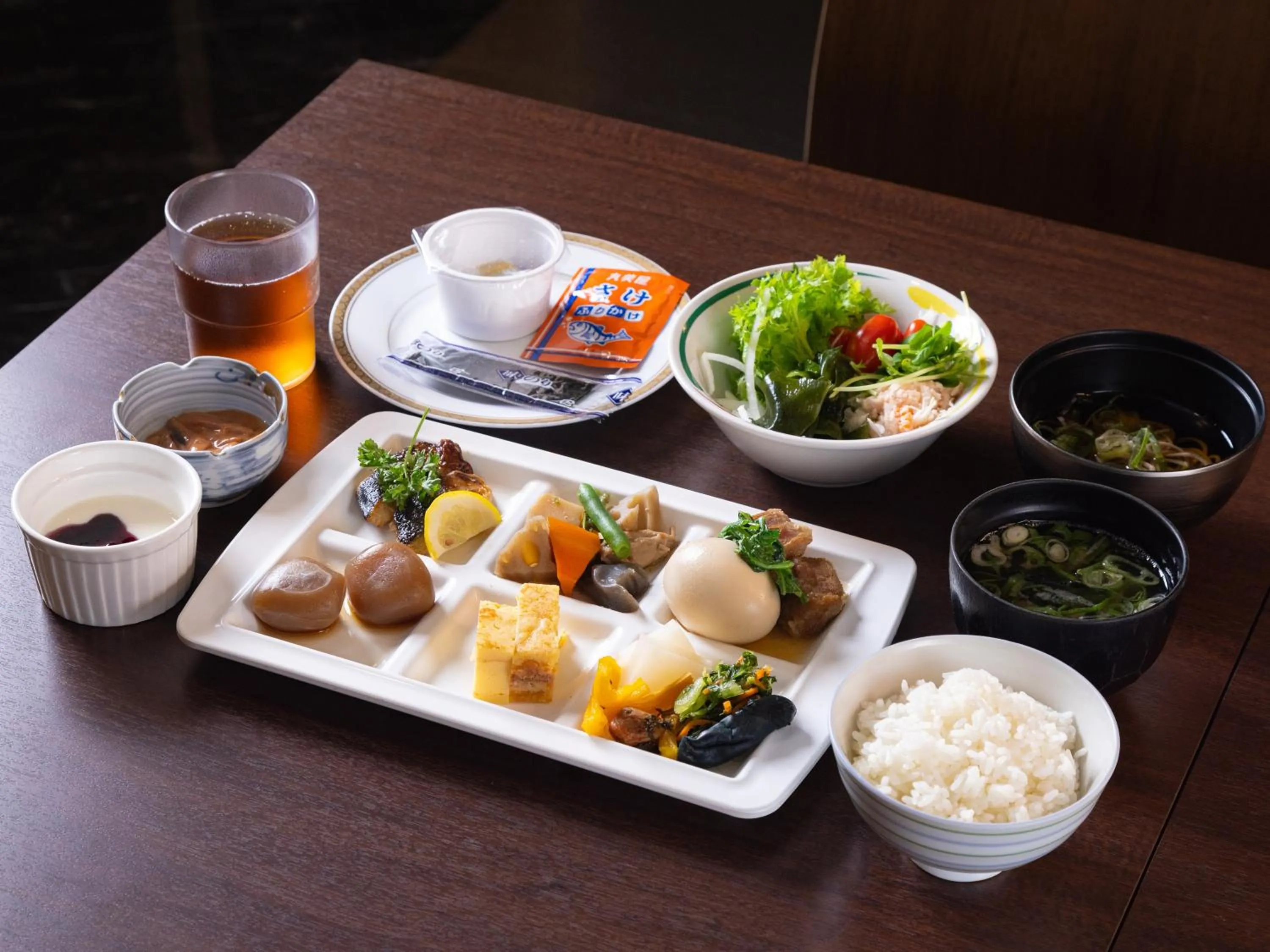 Buffet breakfast in APA Hotel Yamagata Tsuruoka Ekimae