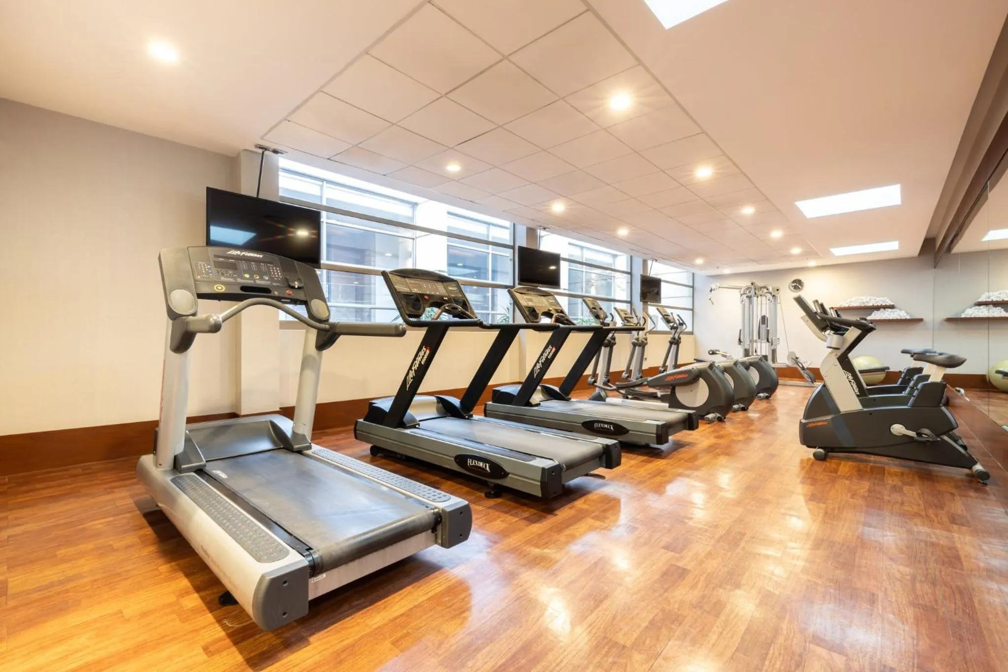 Fitness centre/facilities in Holiday Inn Santiago - Airport Terminal by IHG
