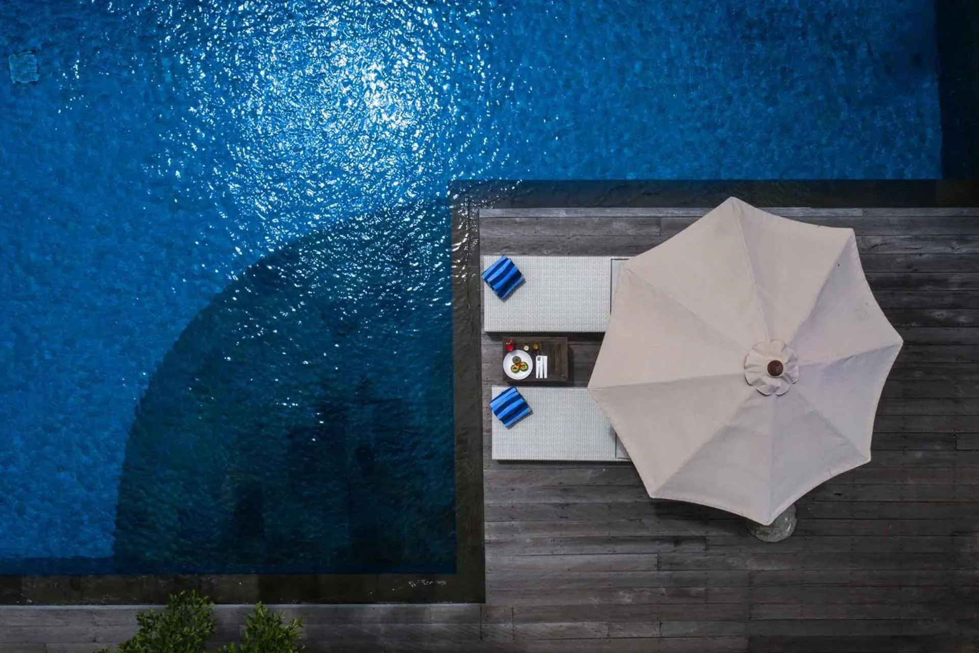 Swimming pool in Swarga Suites Bali Berawa, Marclan Collection