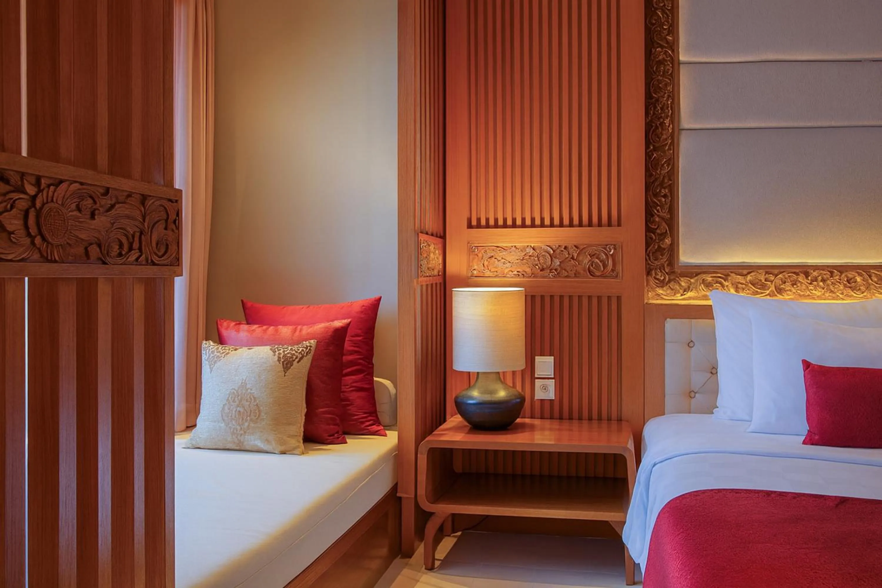 Bedroom, Bed in Swarga Suites Bali Berawa, Marclan Collection