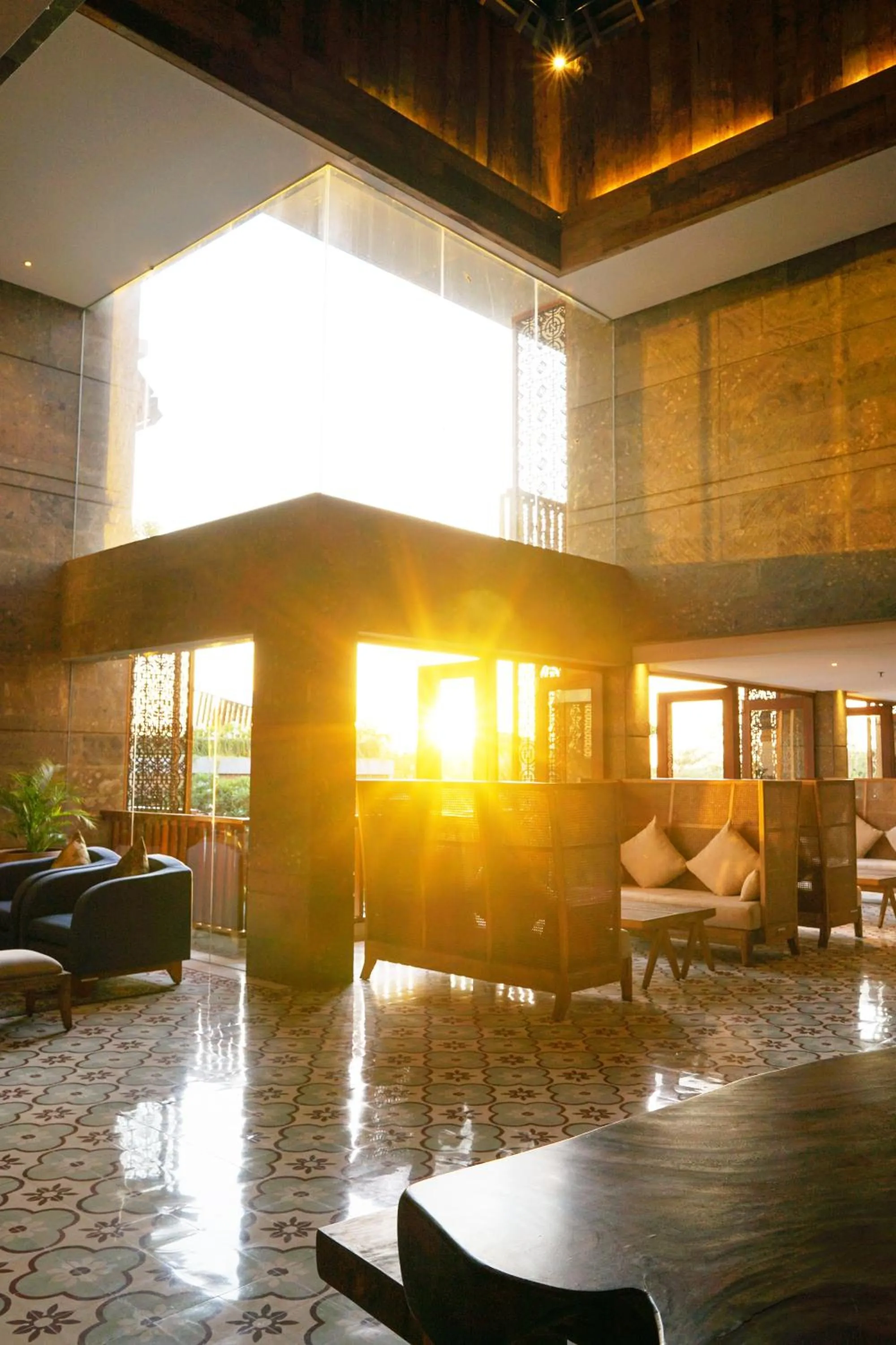 Lobby or reception in Swarga Suites Bali Berawa, Marclan Collection