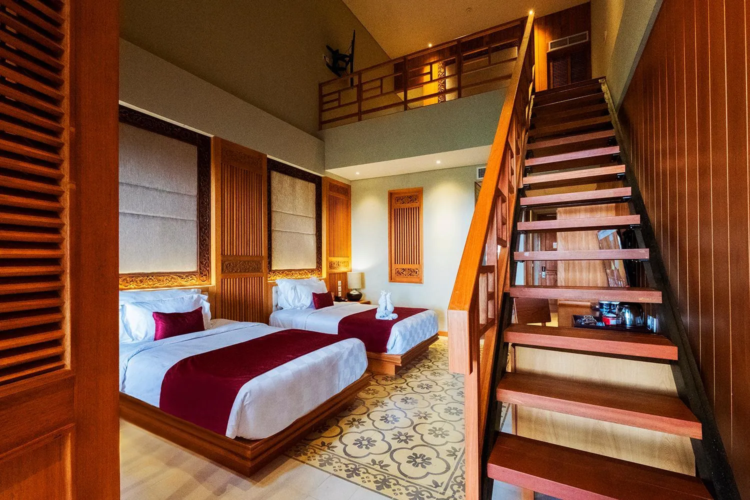Bedroom, Bed in Swarga Suites Bali Berawa, Marclan Collection
