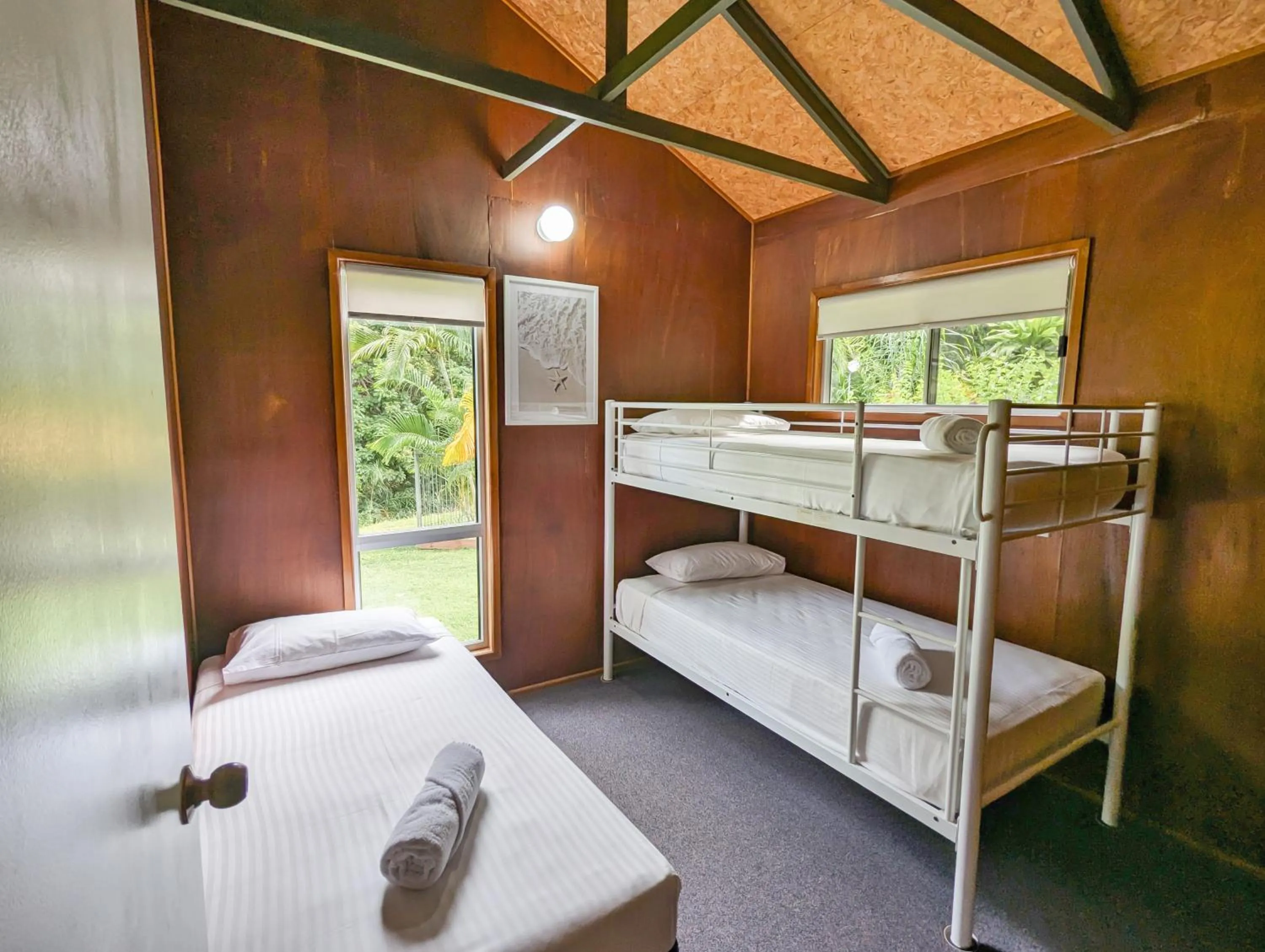 Bed in Gumnut Glen Cabins