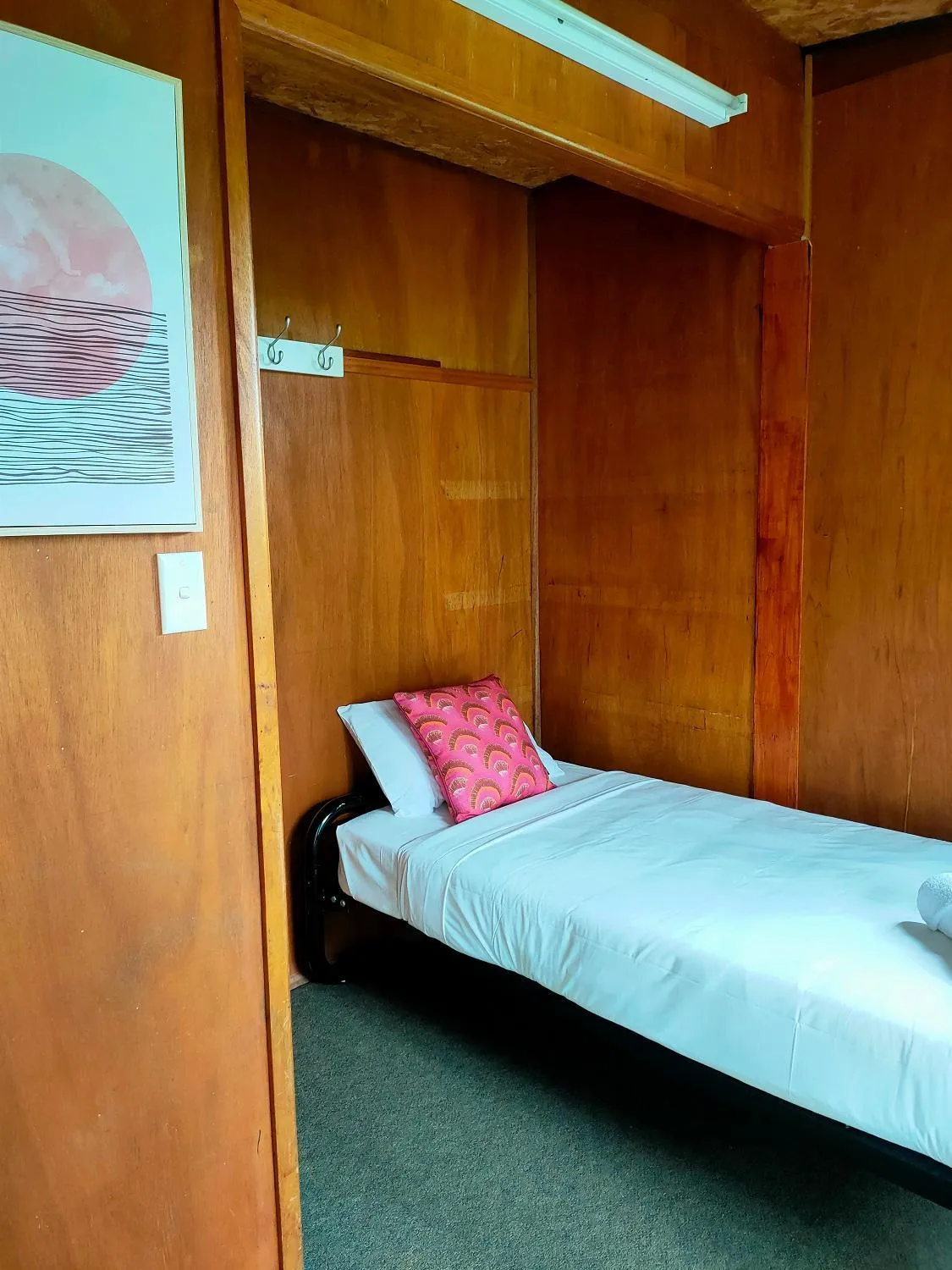 Bed in Gumnut Glen Cabins