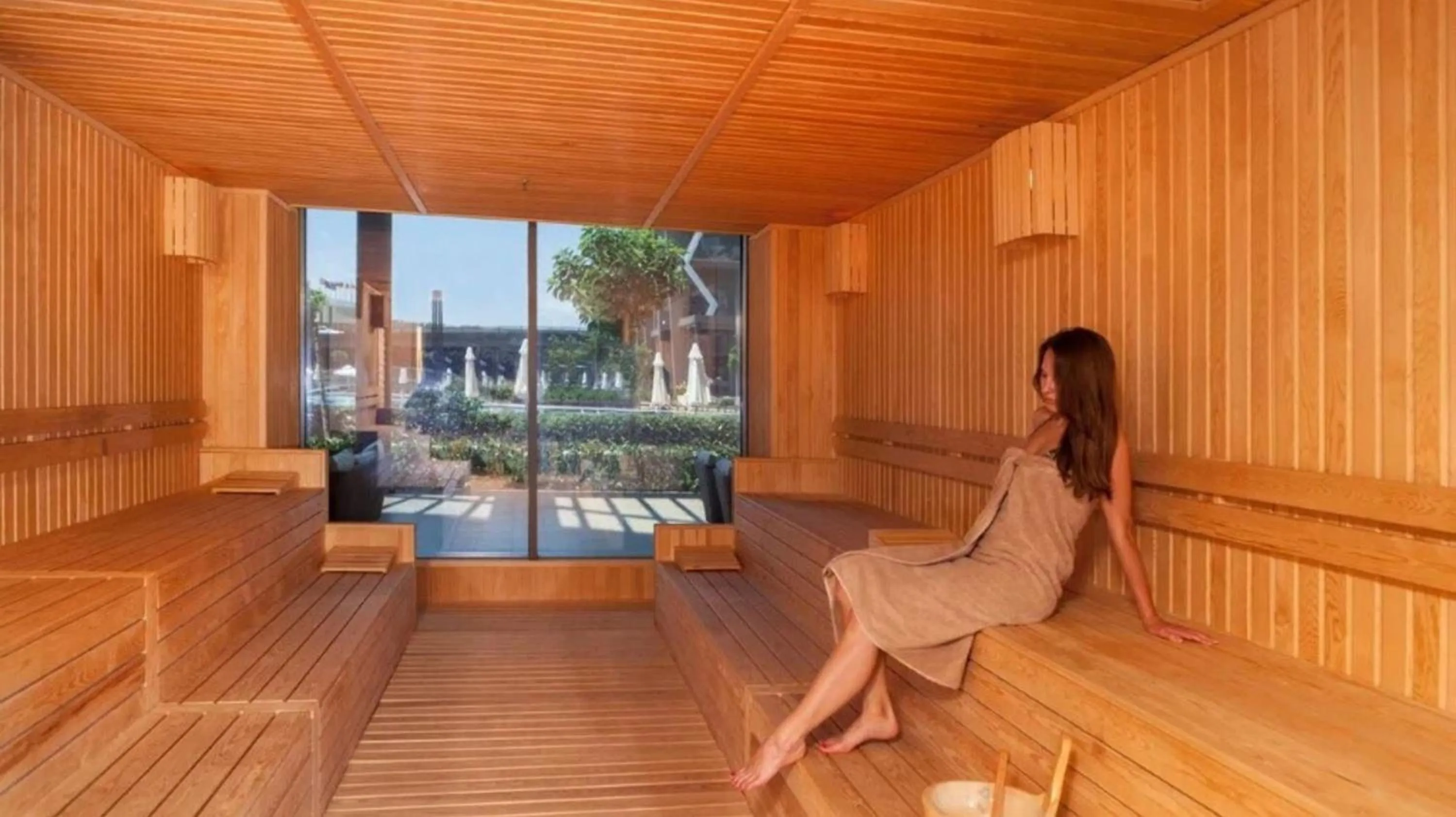 Sauna in Bosphorus Sorgun Hotel - Ultra All Inclusive