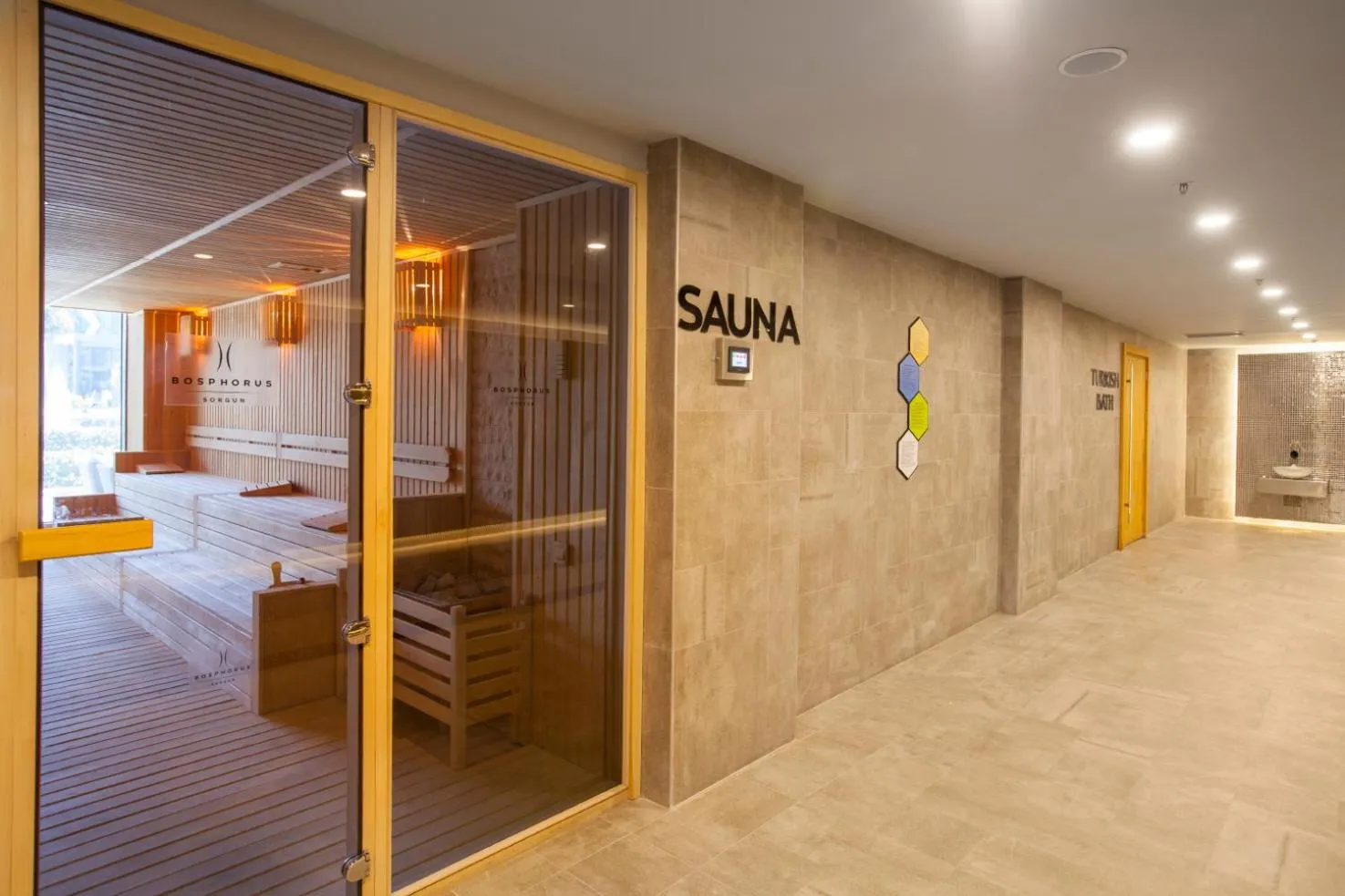 Sauna in Bosphorus Sorgun Hotel Ultra All Inclusive