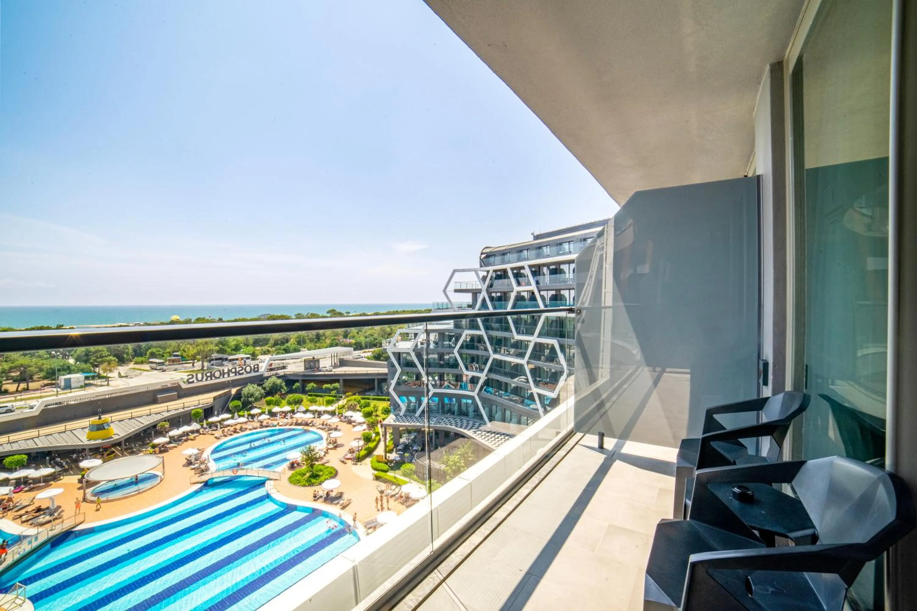 Balcony/Terrace in Bosphorus Sorgun Hotel Ultra All Inclusive