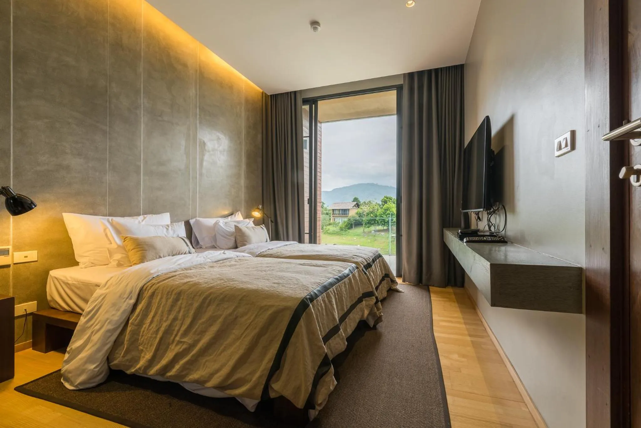 Bed in 2 Bedroom Luxury Pool Penthouse at ATTA