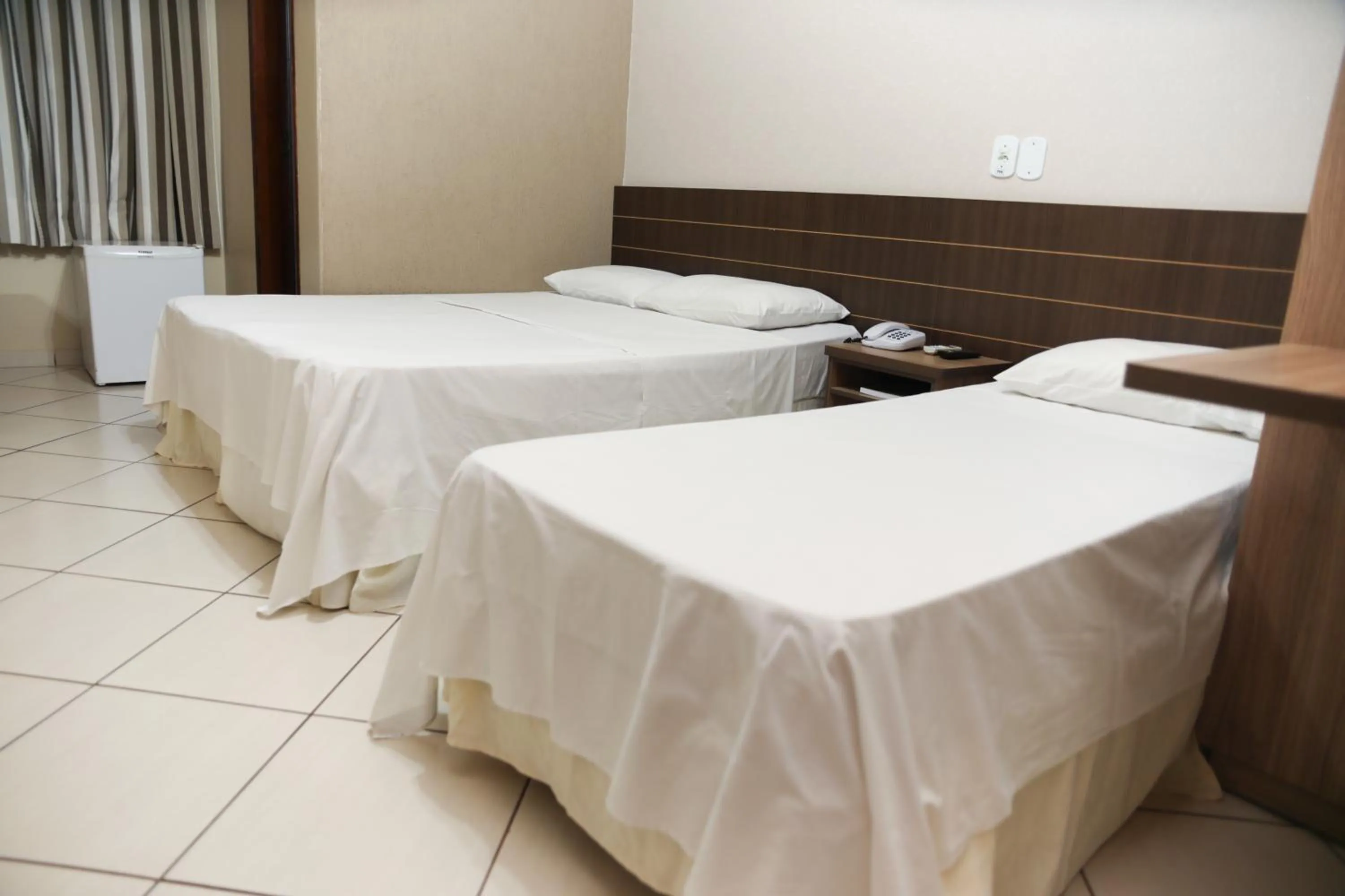 Bed in Hotel Villa Canoas