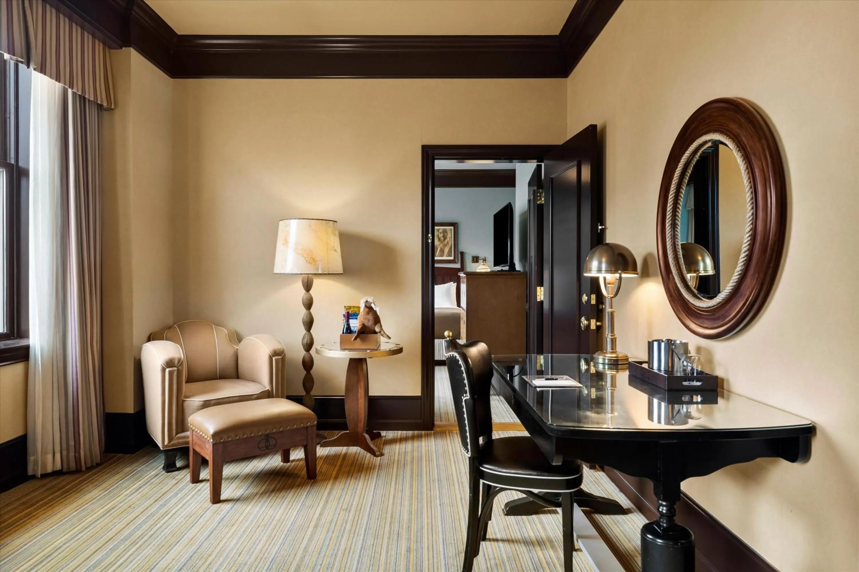 Seating area in Arctic Club Hotel