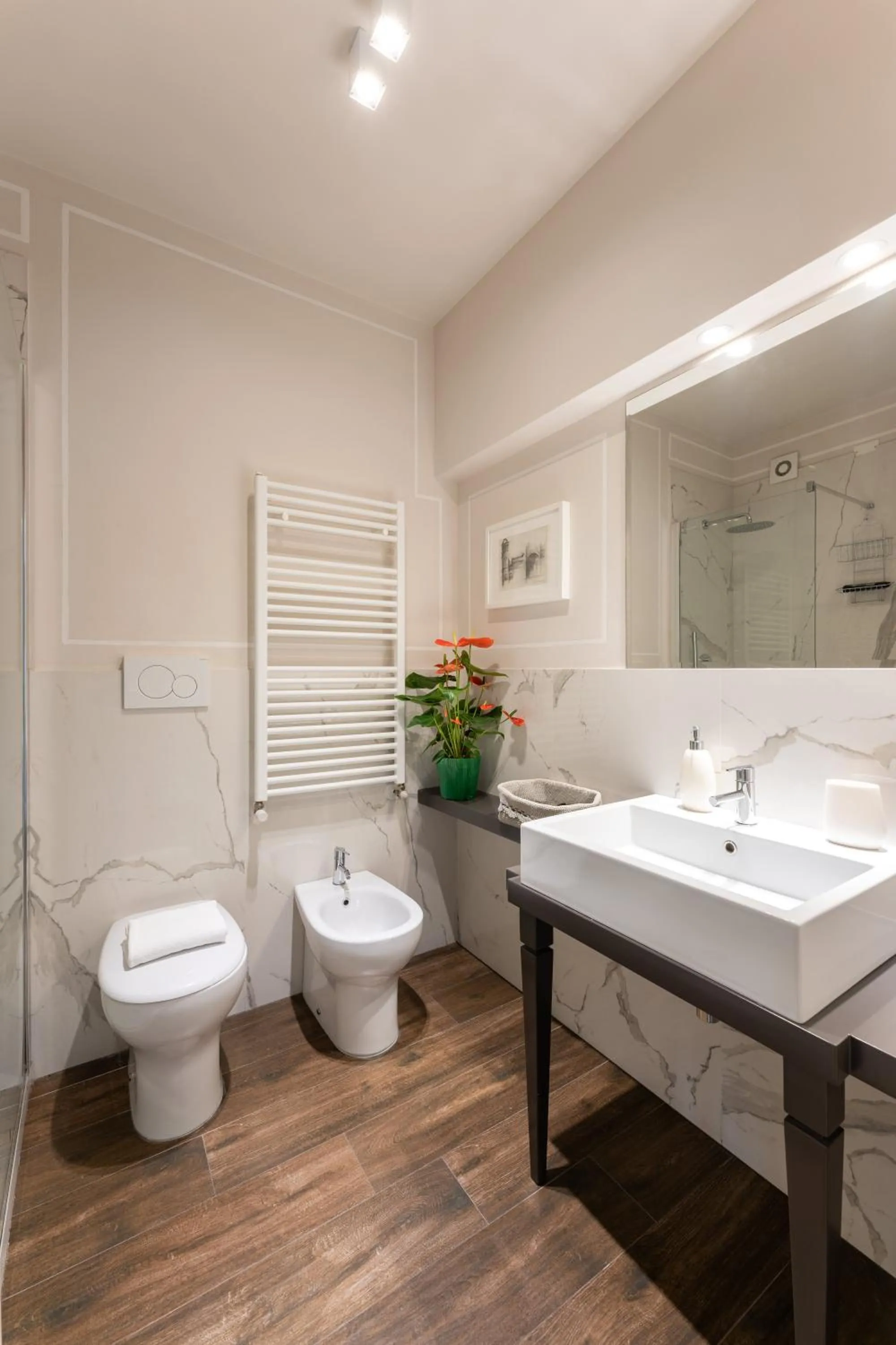 Bathroom in Novella Goldoni Suite-by Florence Concierge
