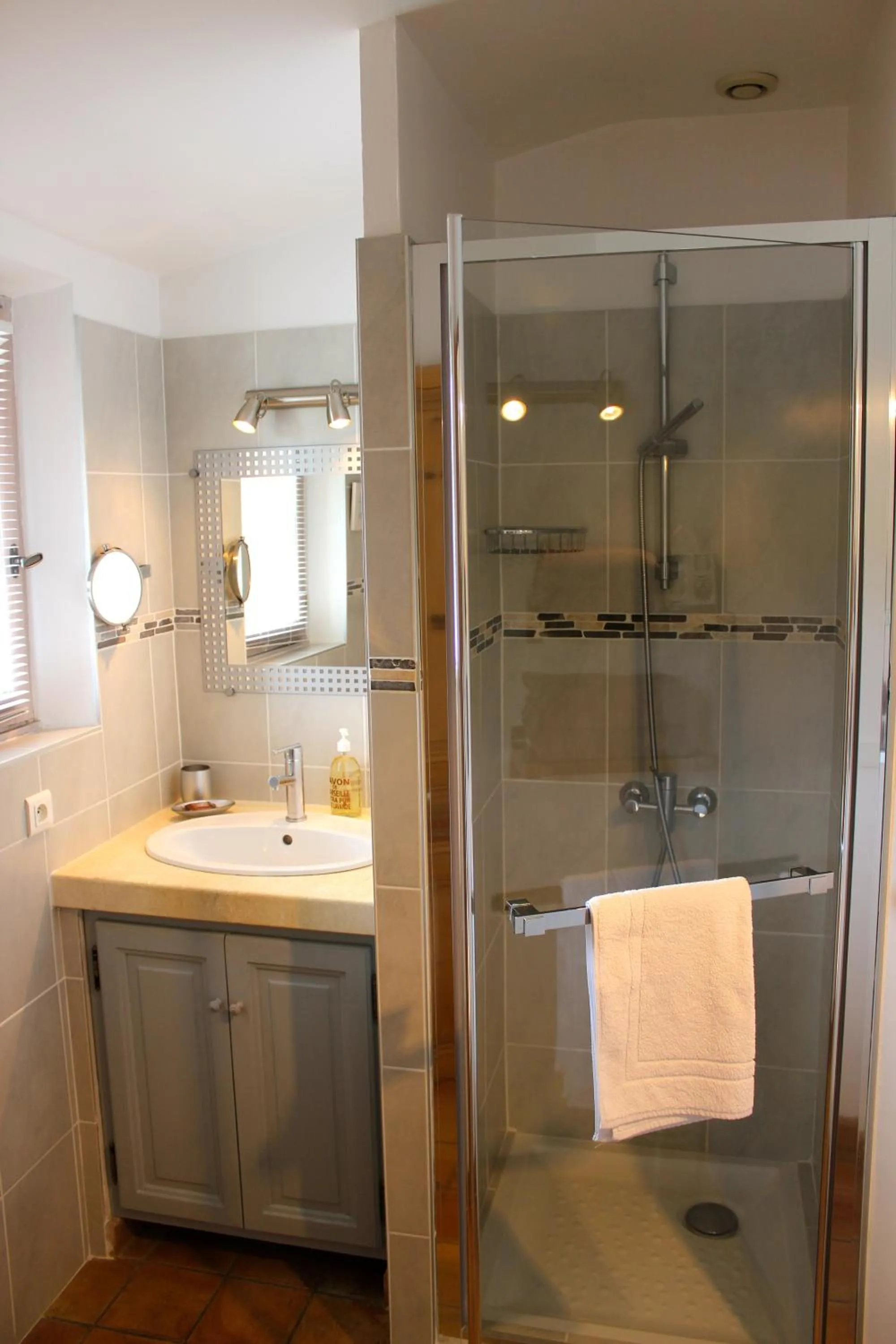 Bathroom in B&B La Badelle