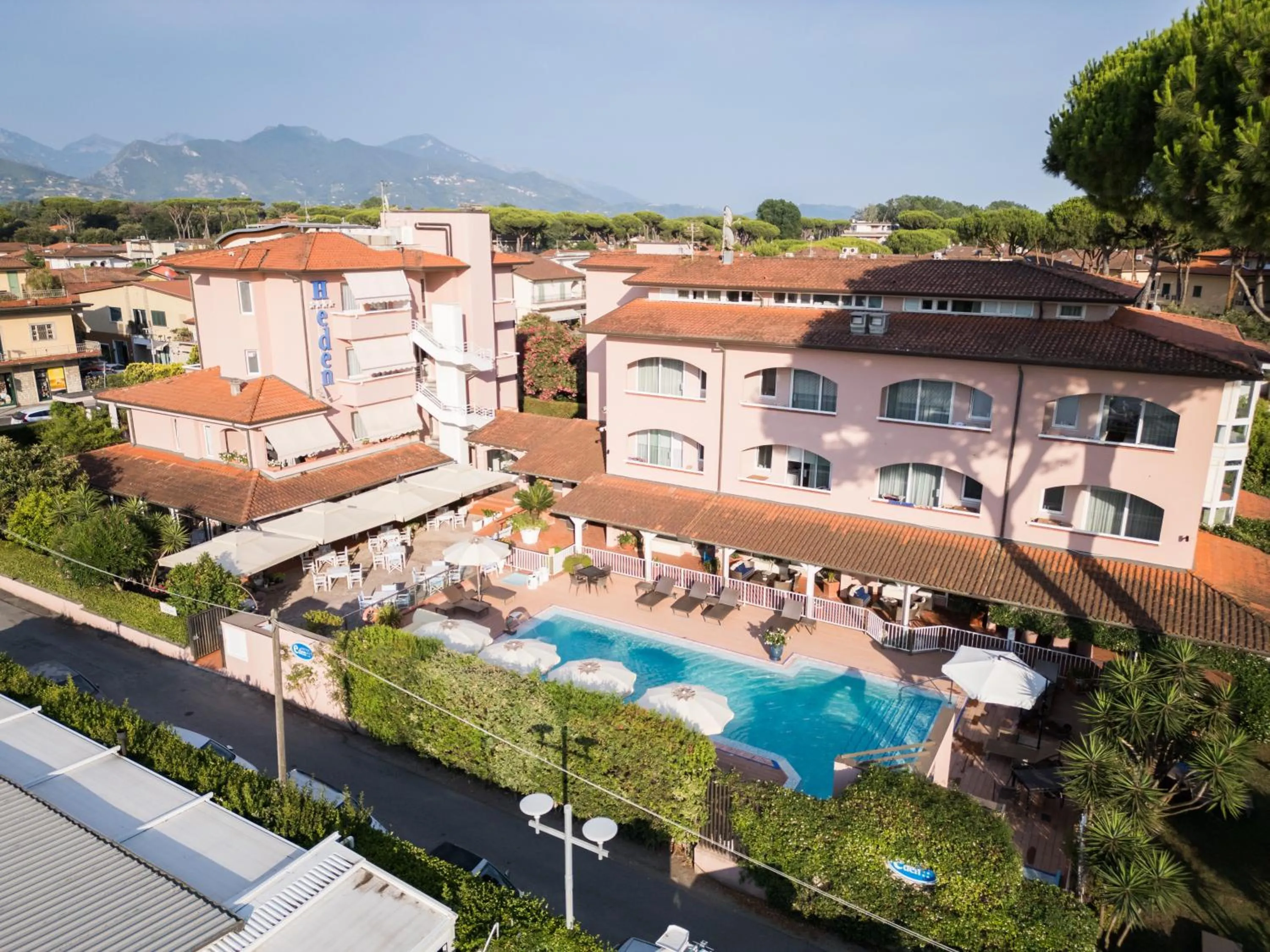 Property building in Hotel Eden