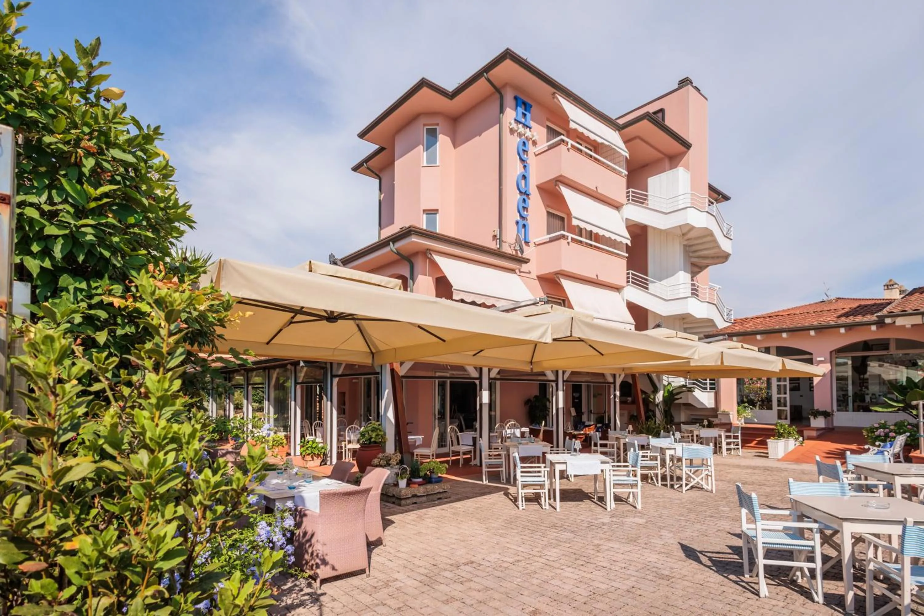 Property building in Hotel Eden