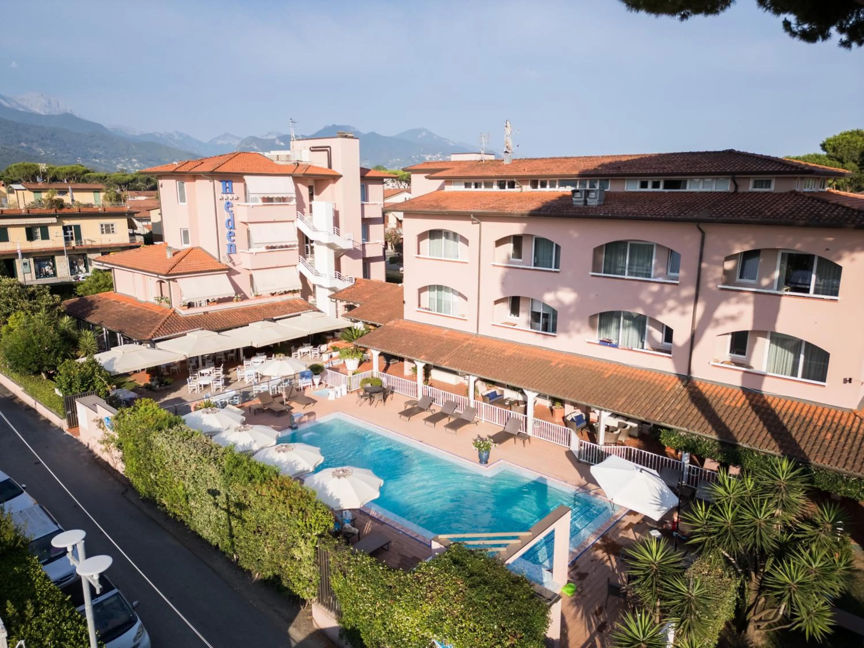 Property building in Hotel Eden