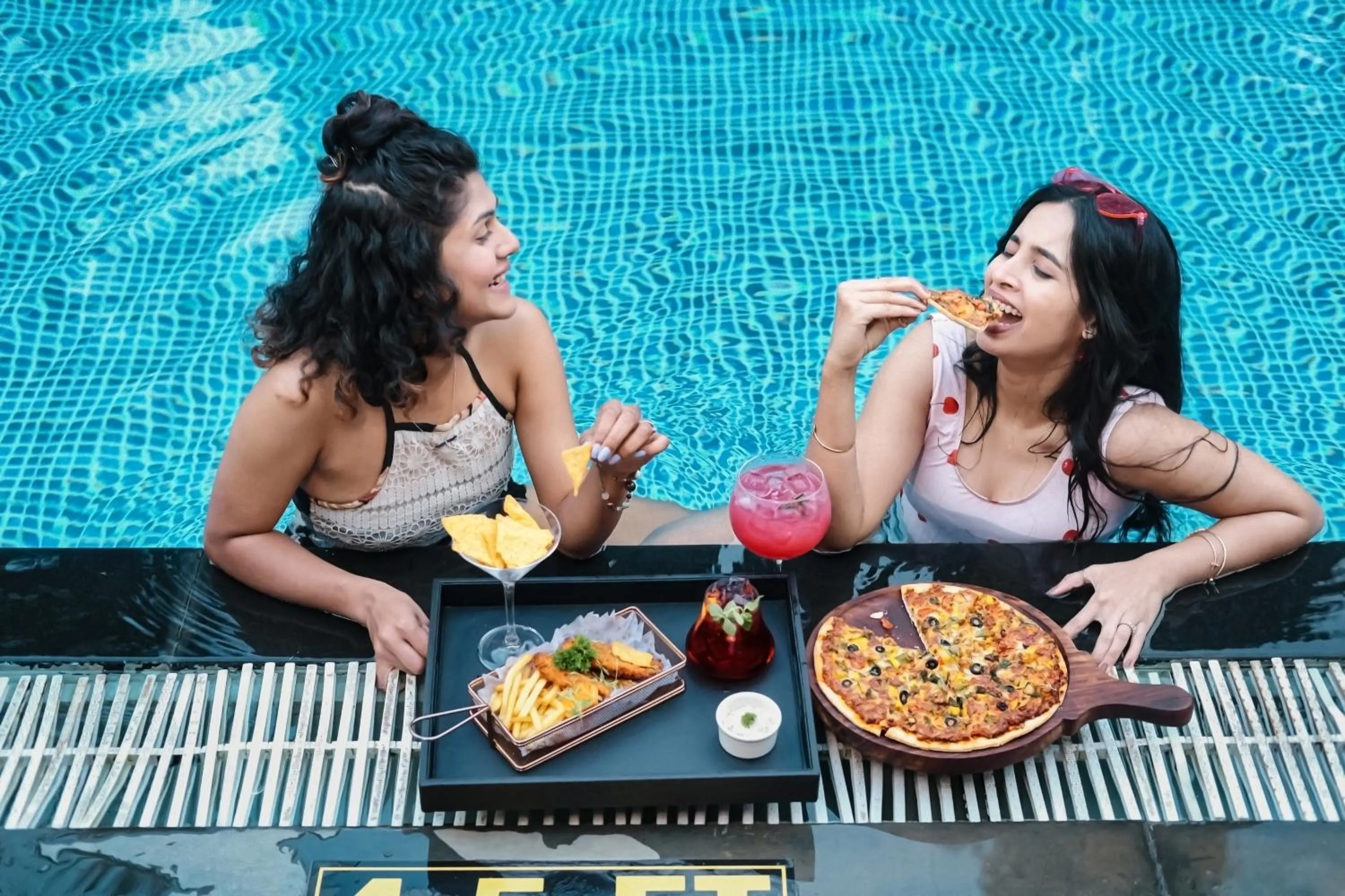 Pool view in Grand Mercure Bangalore - An Accor Brand
