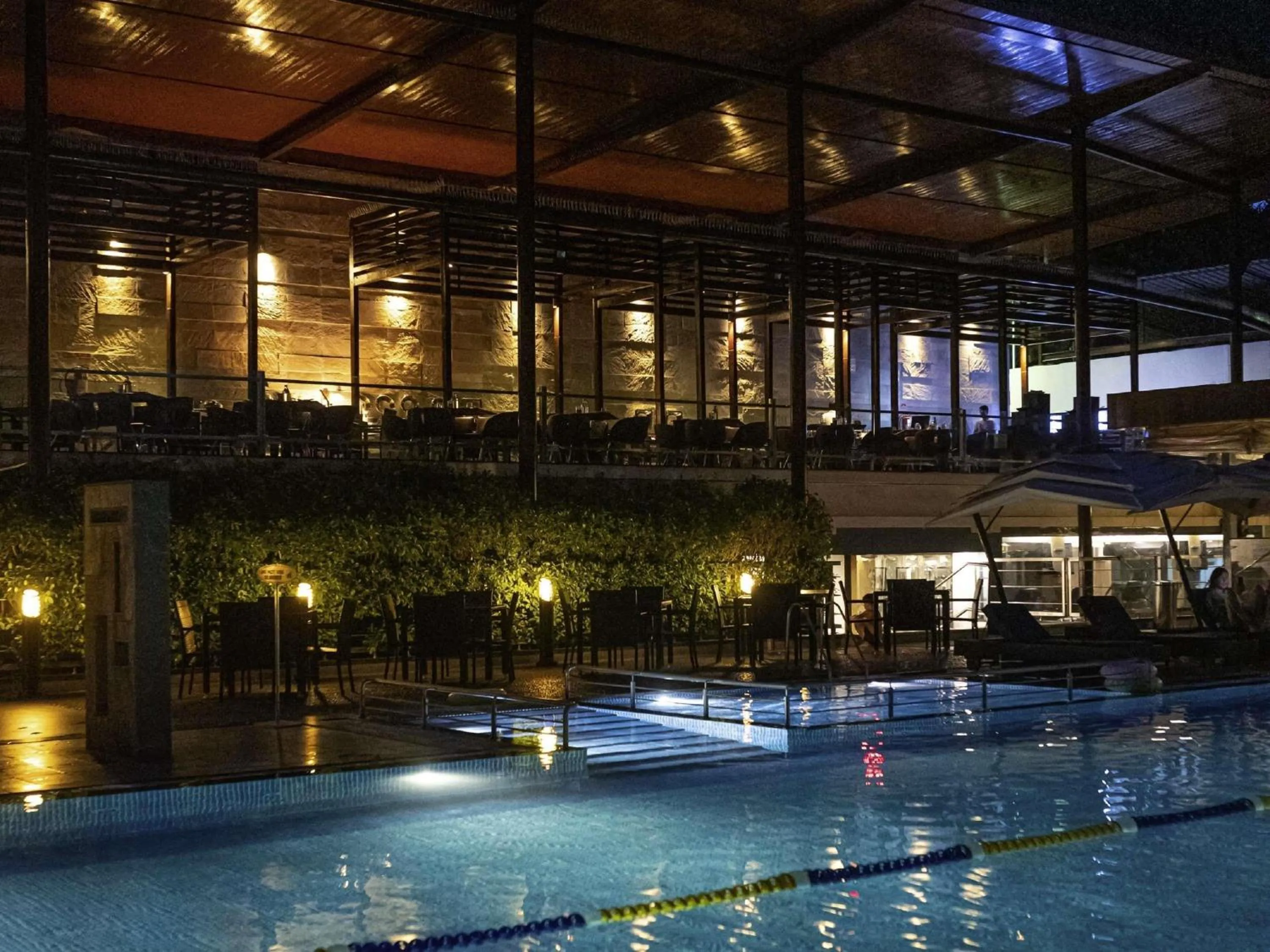 Pool view in Grand Mercure Bangalore - An Accor Brand