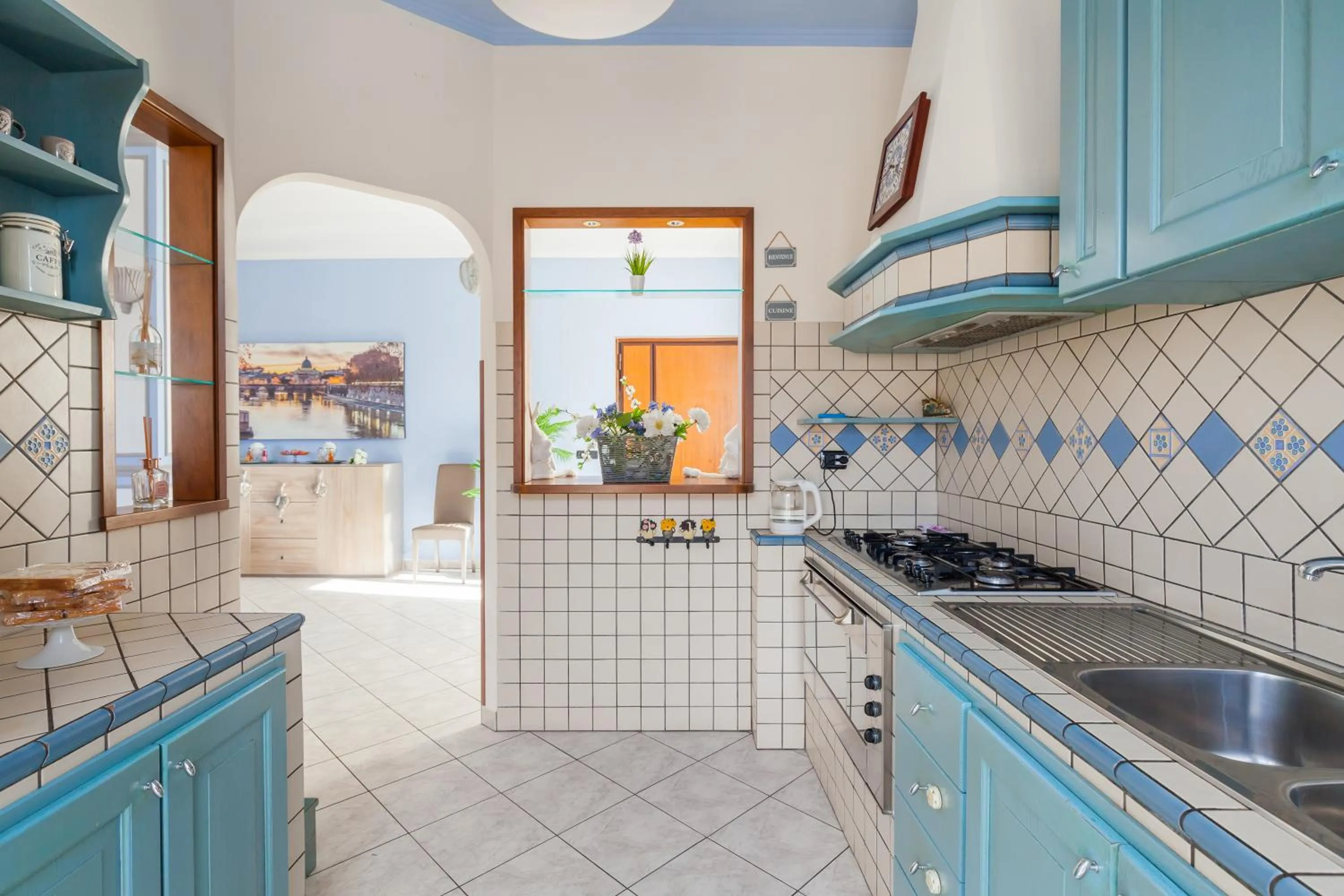 Communal kitchen in Casa Vacanze Giramondo