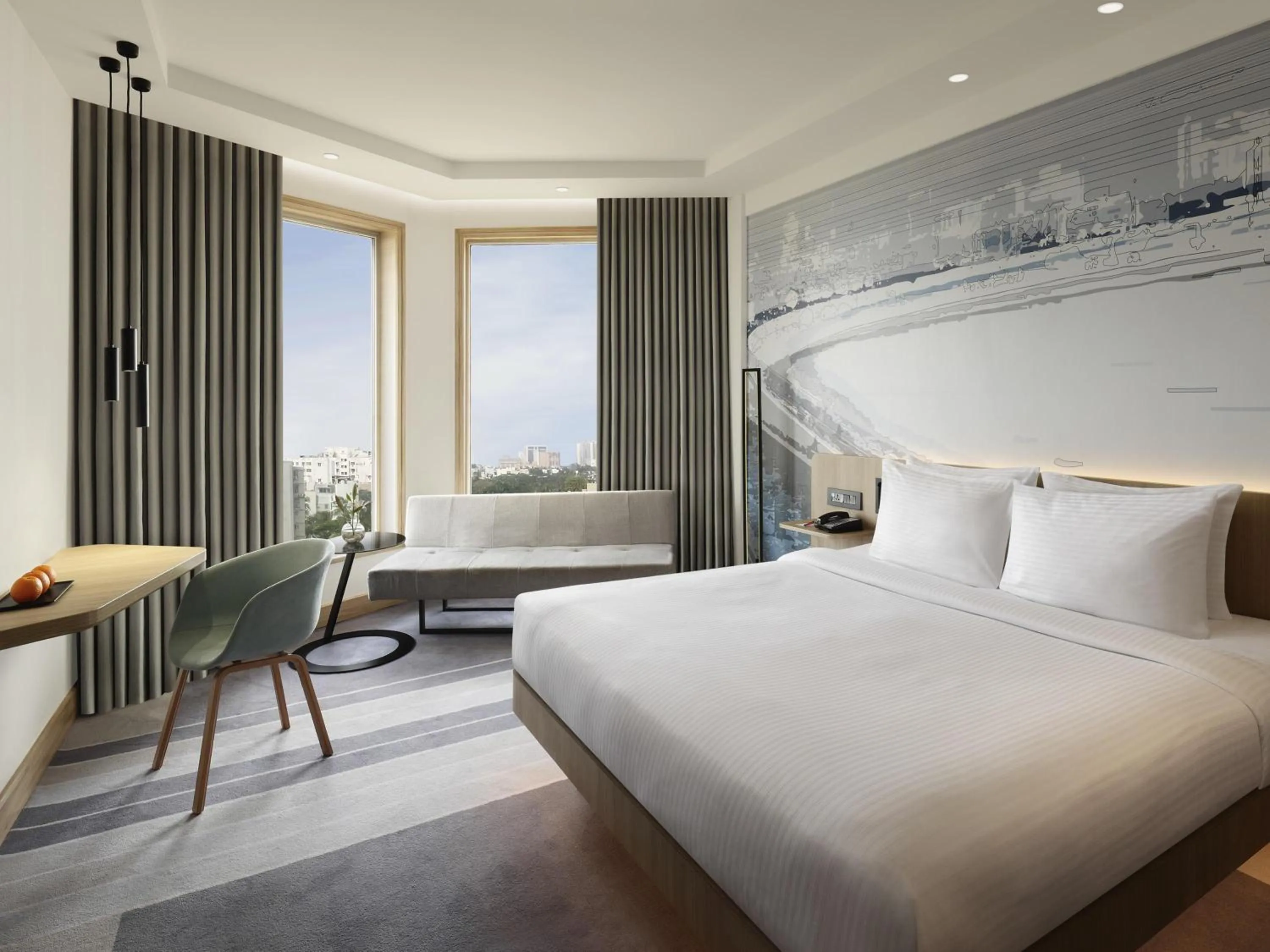 Bedroom, Bed in Novotel Mumbai Juhu Beach