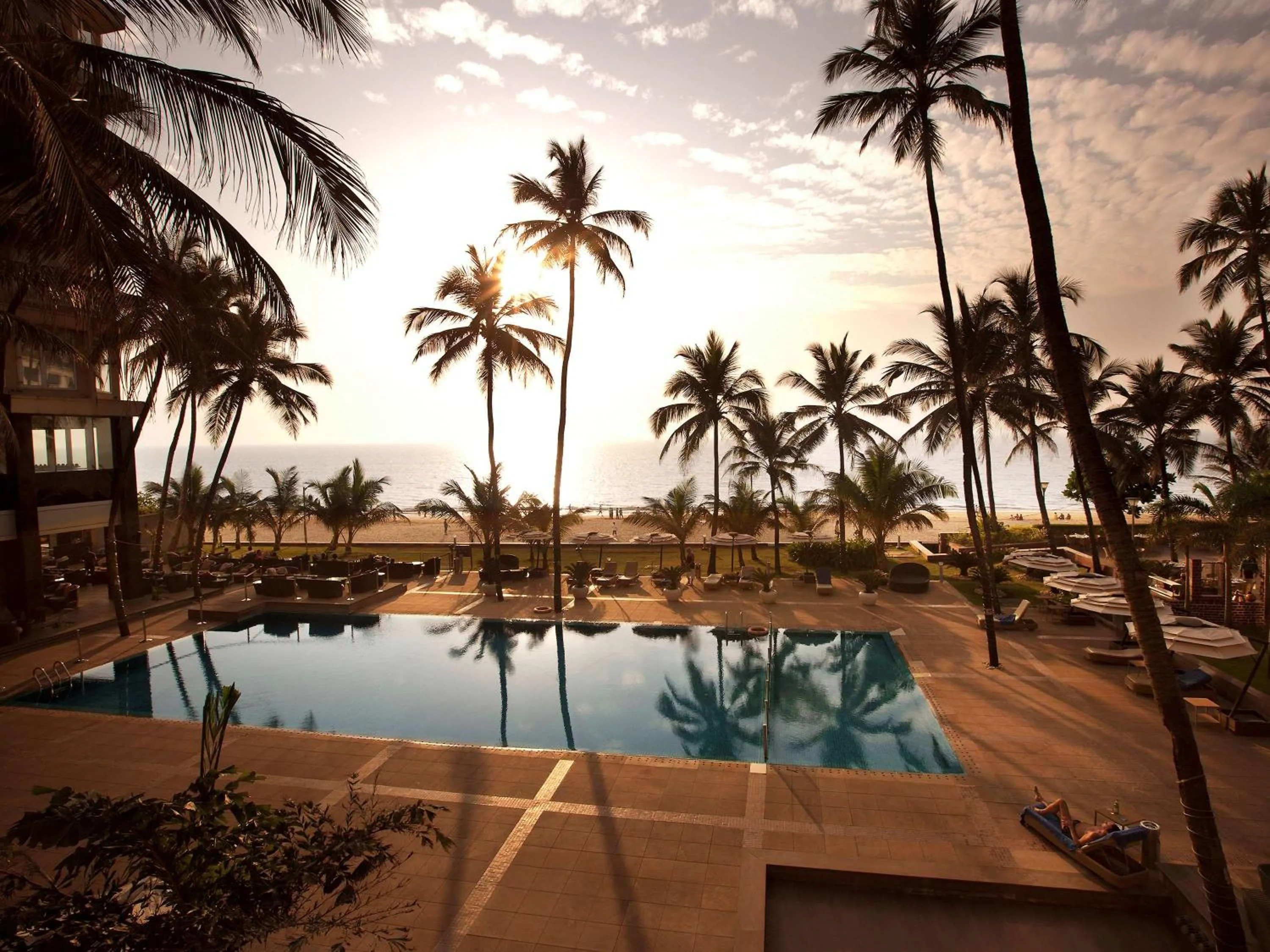 On site in Novotel Mumbai Juhu Beach