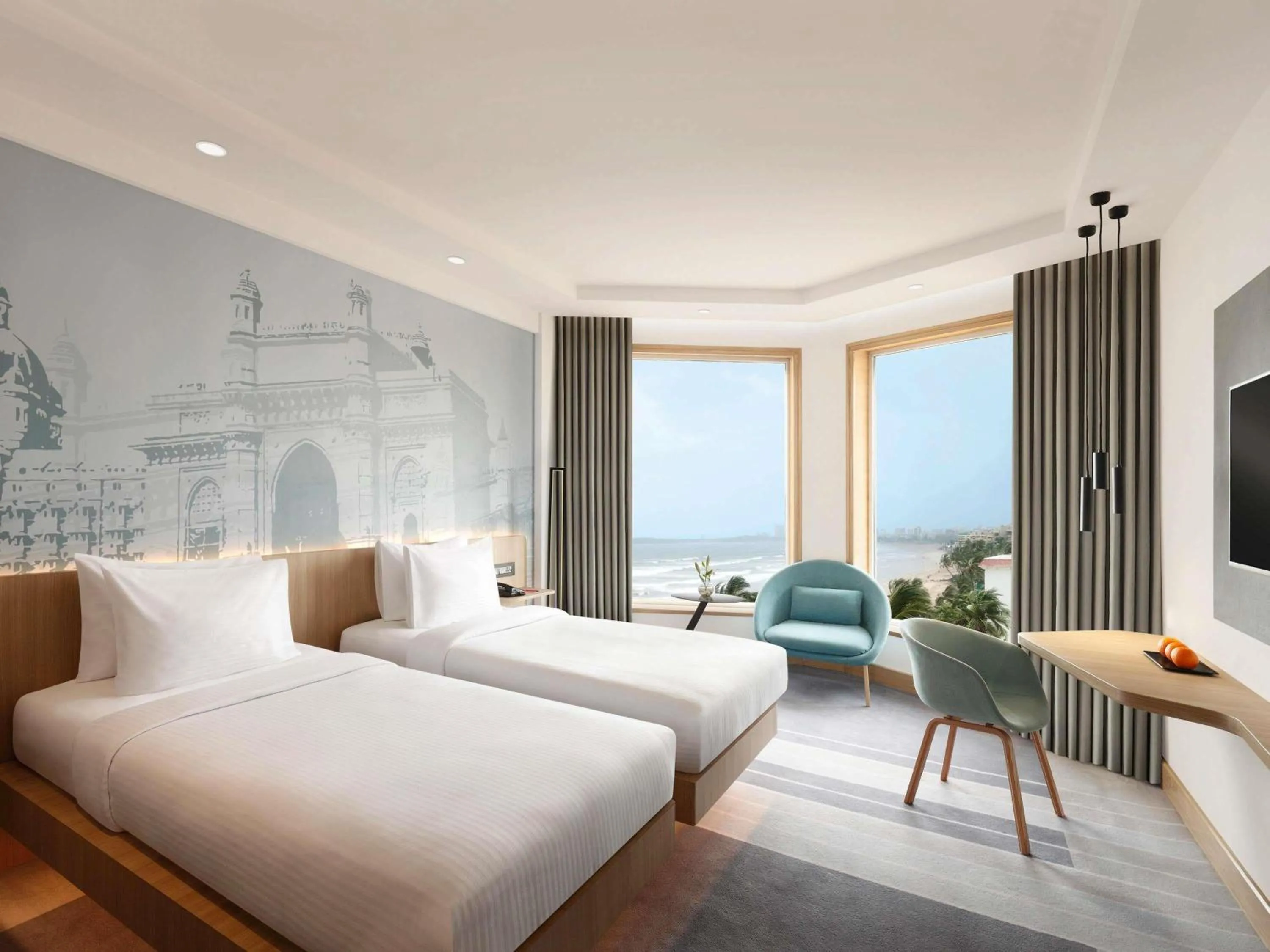 Bedroom, Bed in Novotel Mumbai Juhu Beach