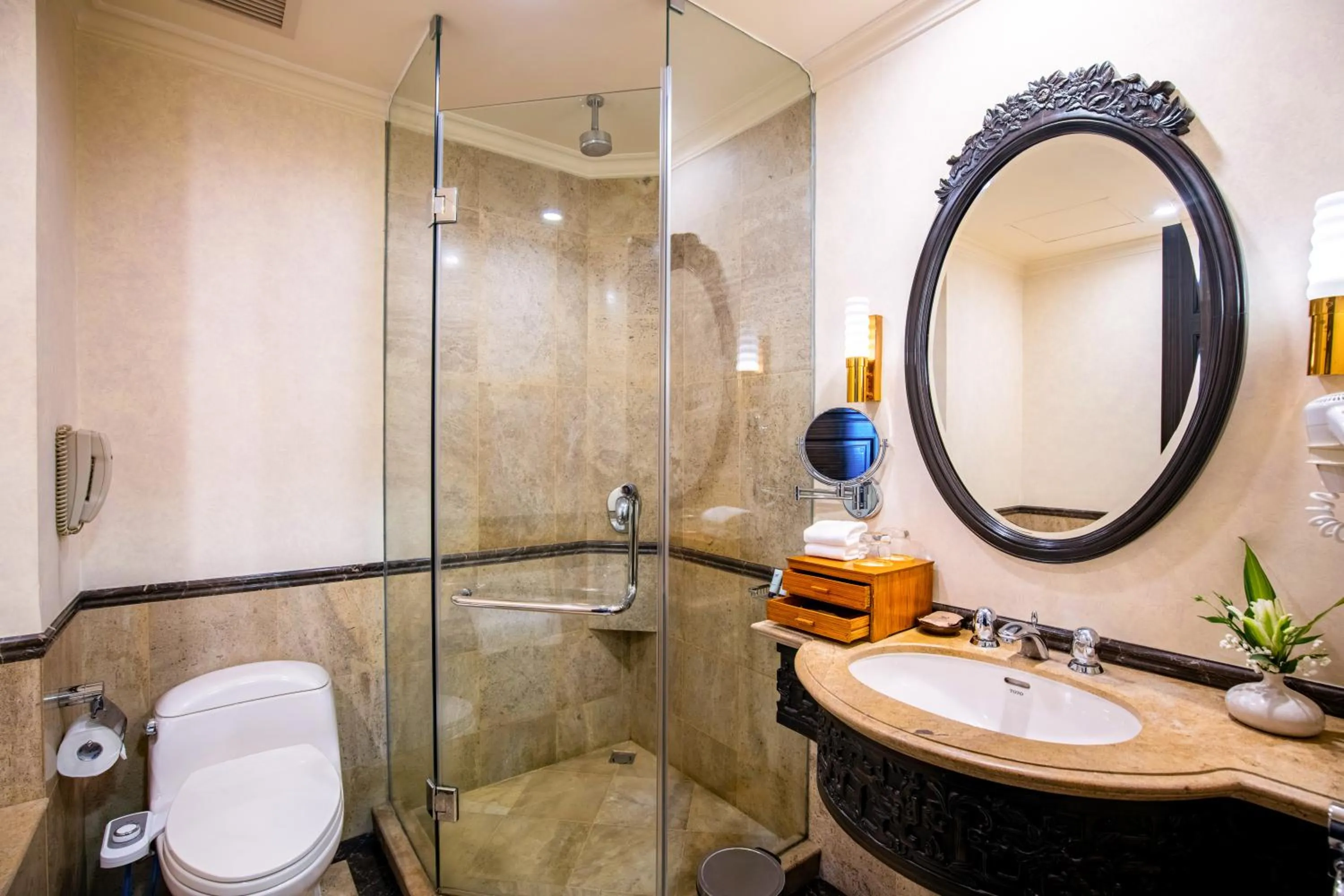 Shower in TTC Imperial Hotel